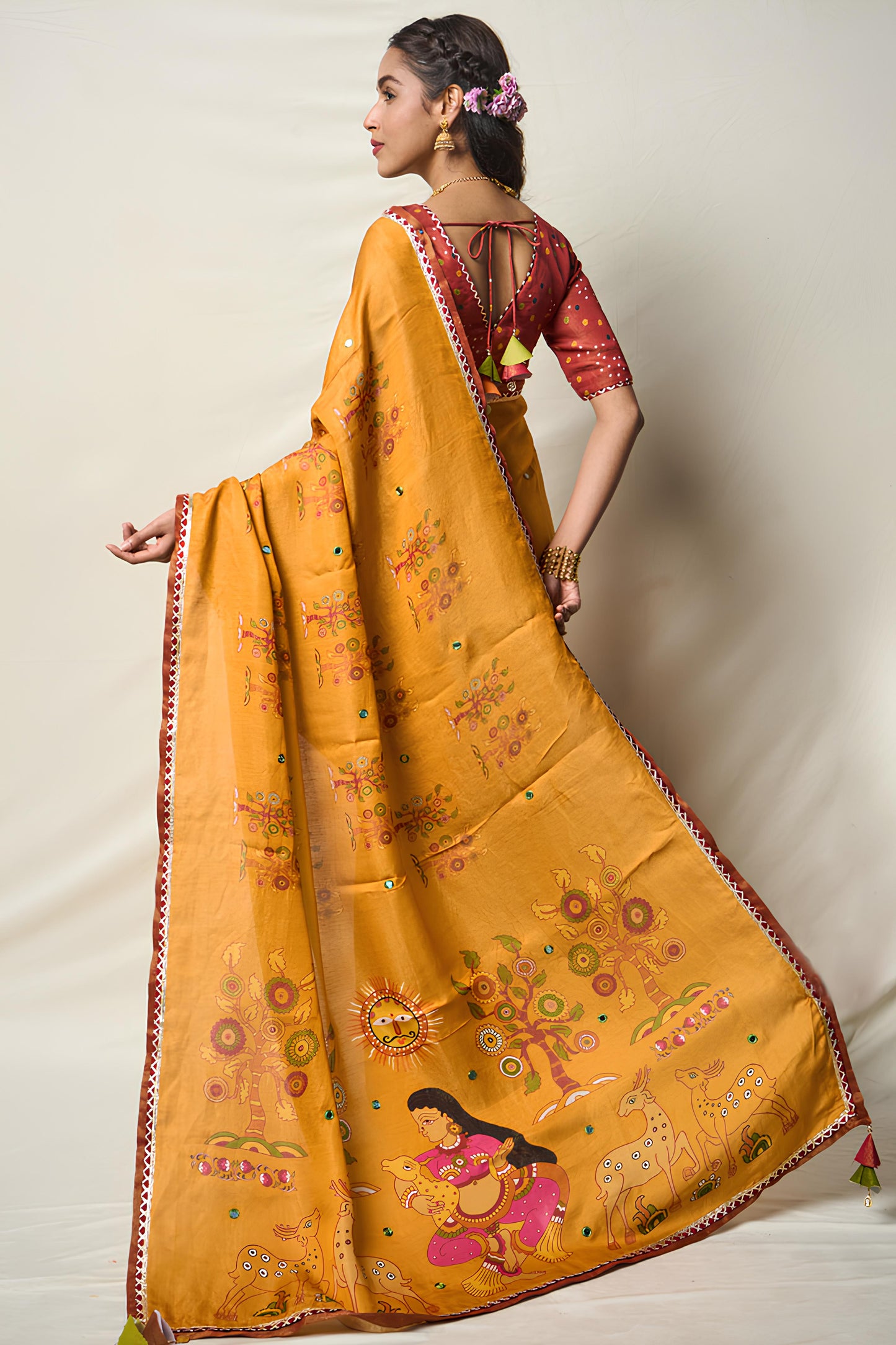 DHŪP VANA YELLOW SAREE