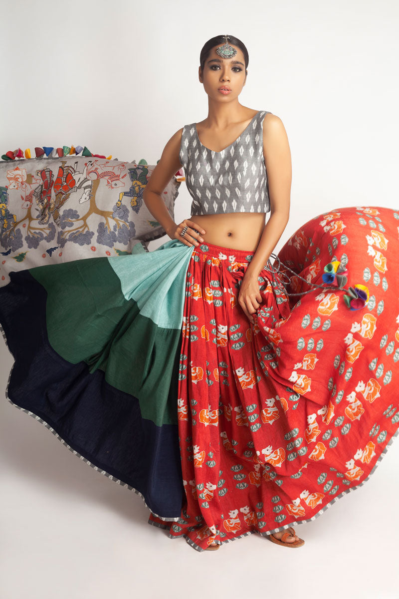 Surabhi Lehenga (Set of 3)