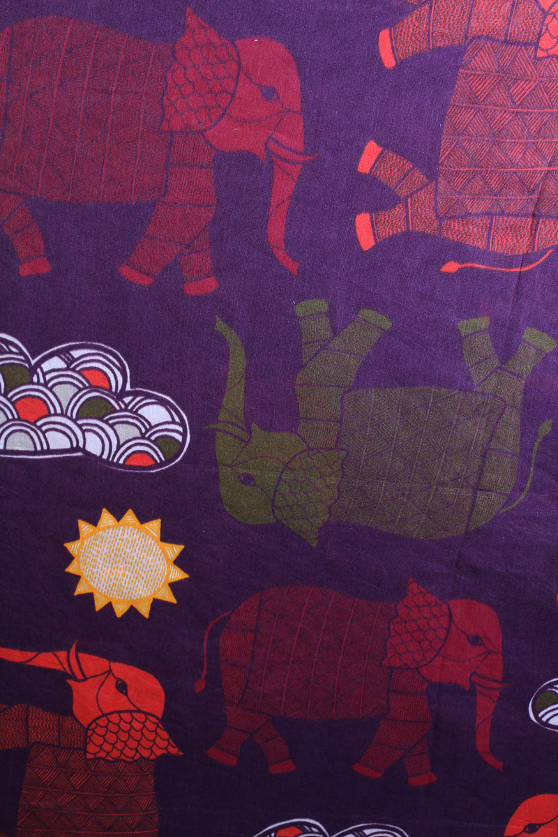 Topsy Turvy Elephant fabric