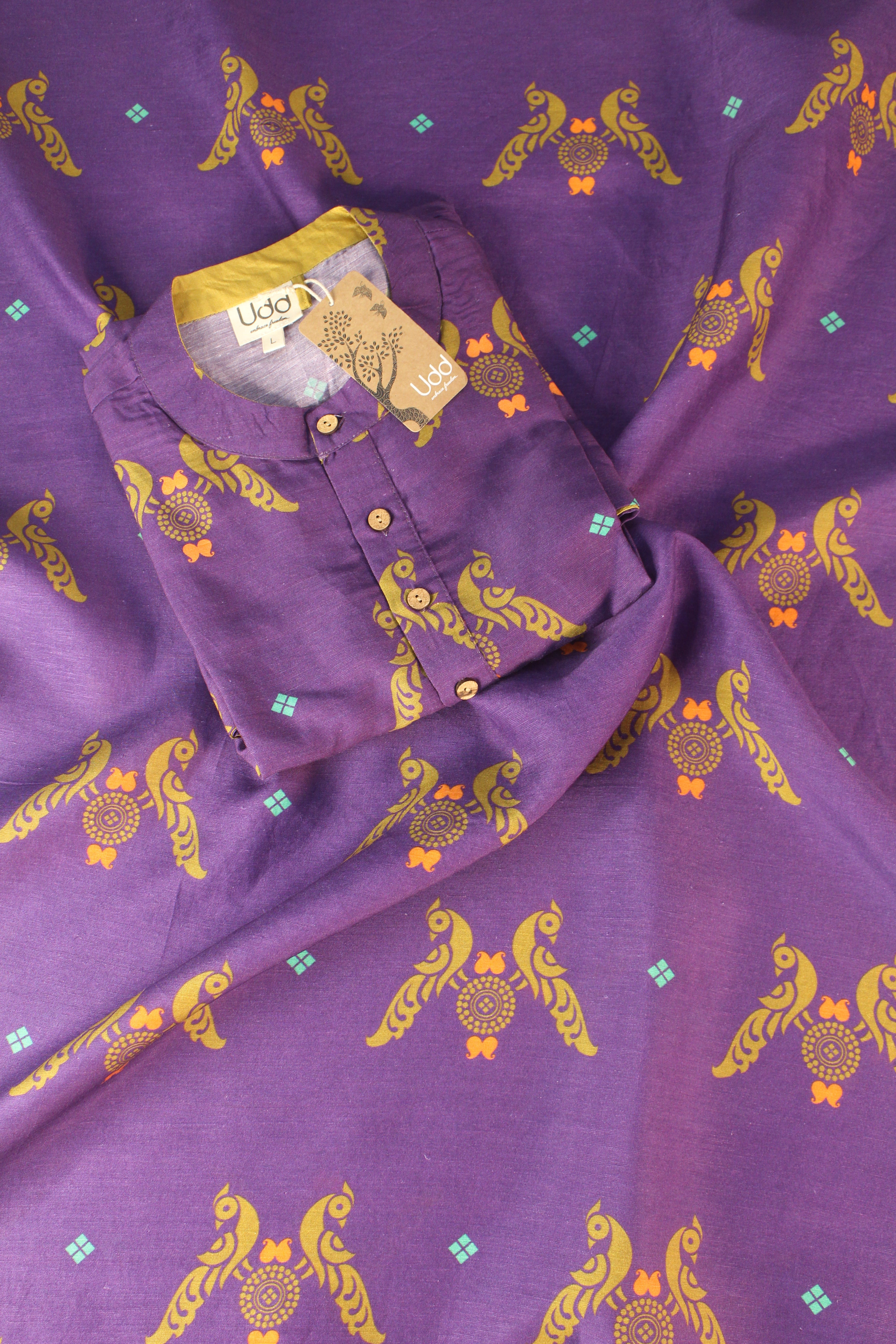 PRATEETI PURPLE FABRIC