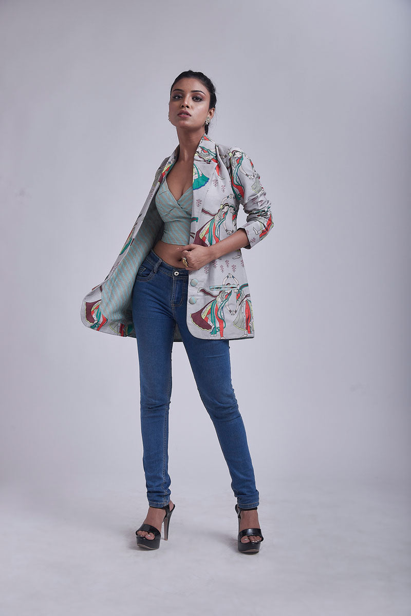 Naach grey jacket