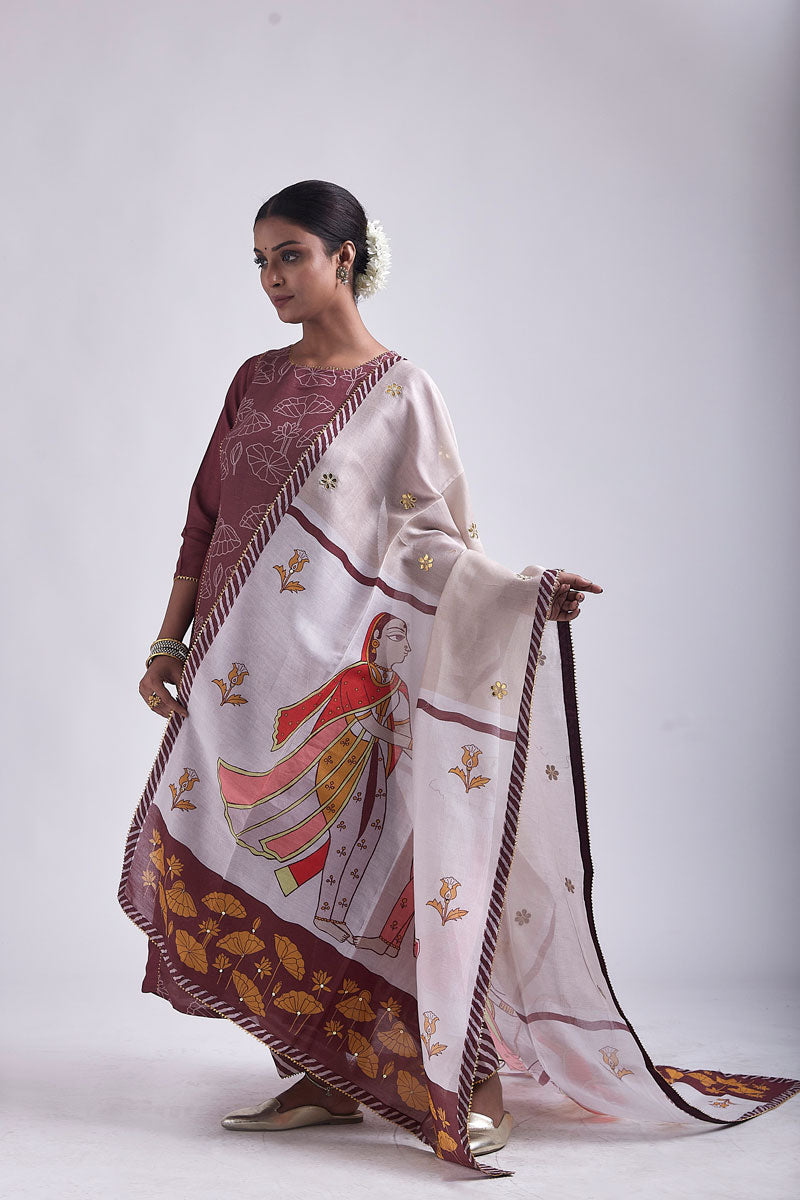 Nude Phugadi dupatta