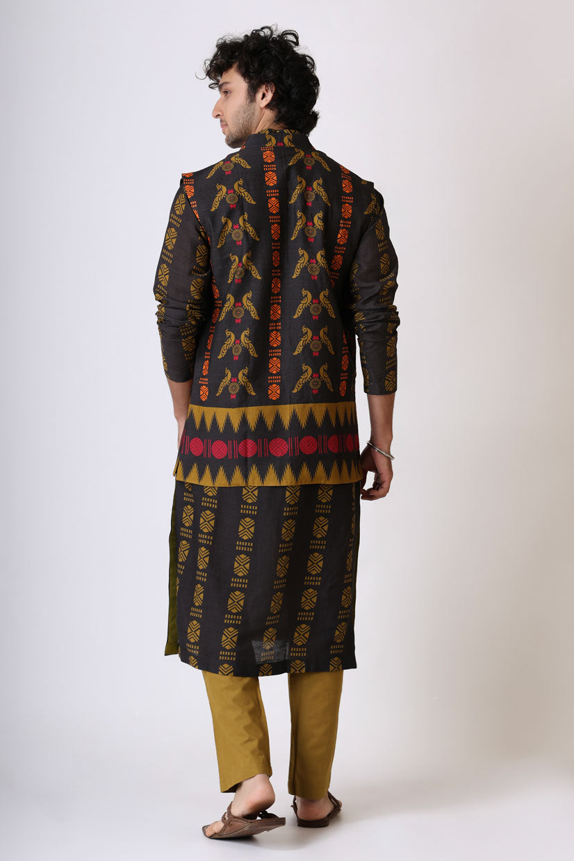 SANGHARSH BLACK MAYIL JACKET