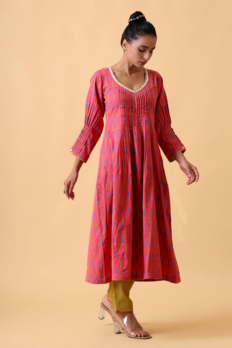SAUNDARYA SALMON KURTA PANT SET