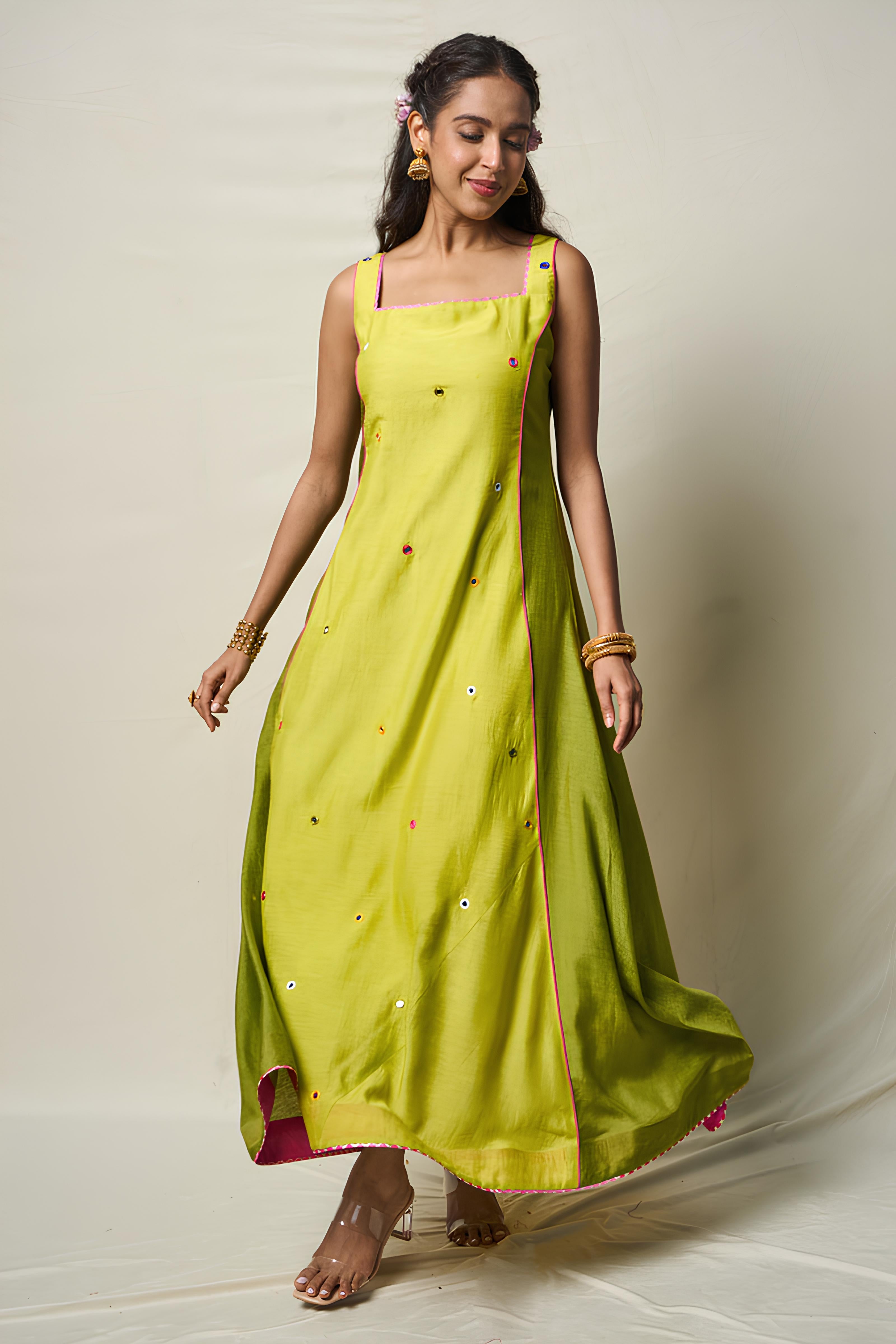 GREEN KALI DRESS