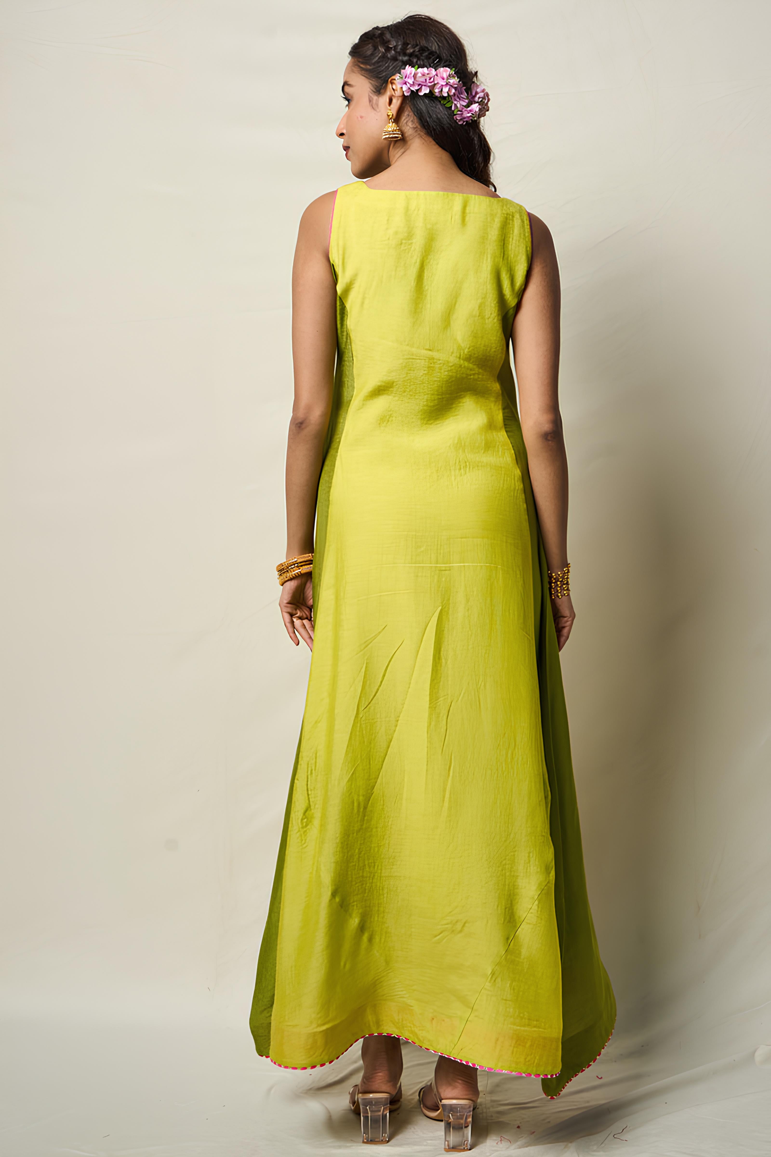 GREEN KALI DRESS
