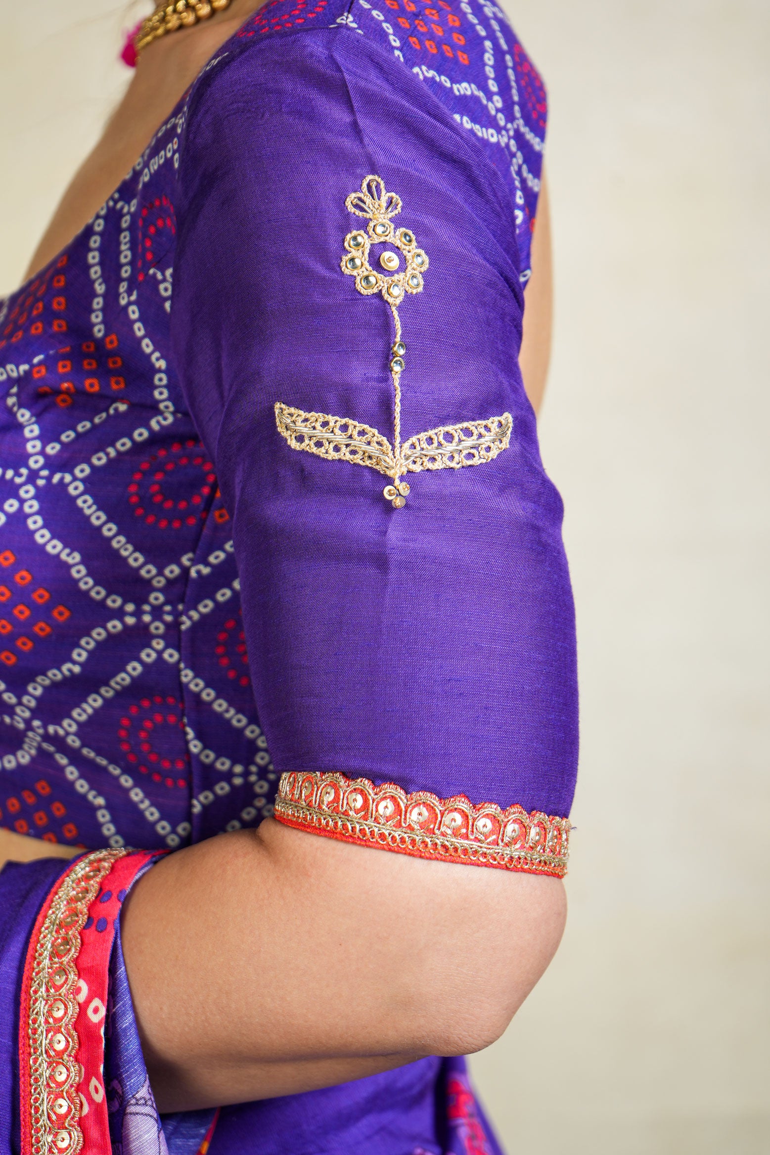 SUMUKH PURPLE SAREE