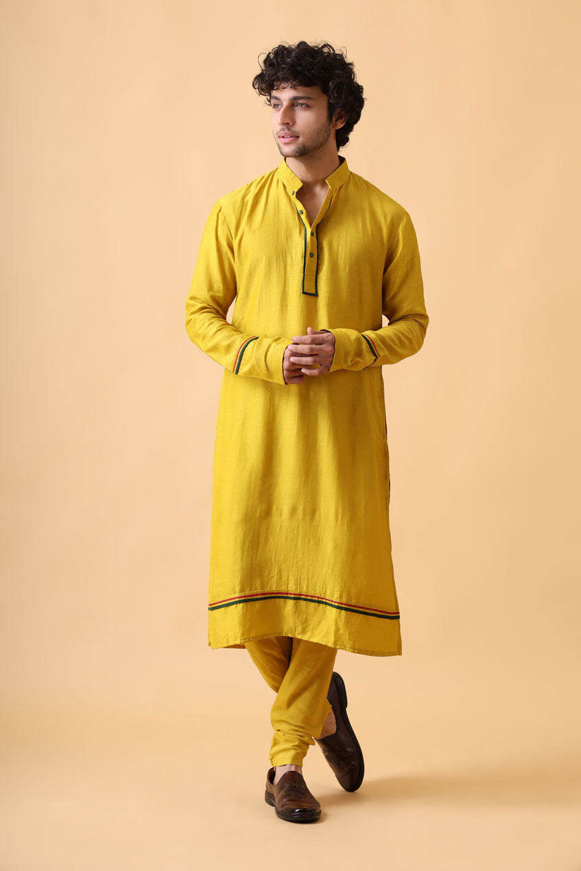 PRITHVI LEMON SET (kurta + churidar)