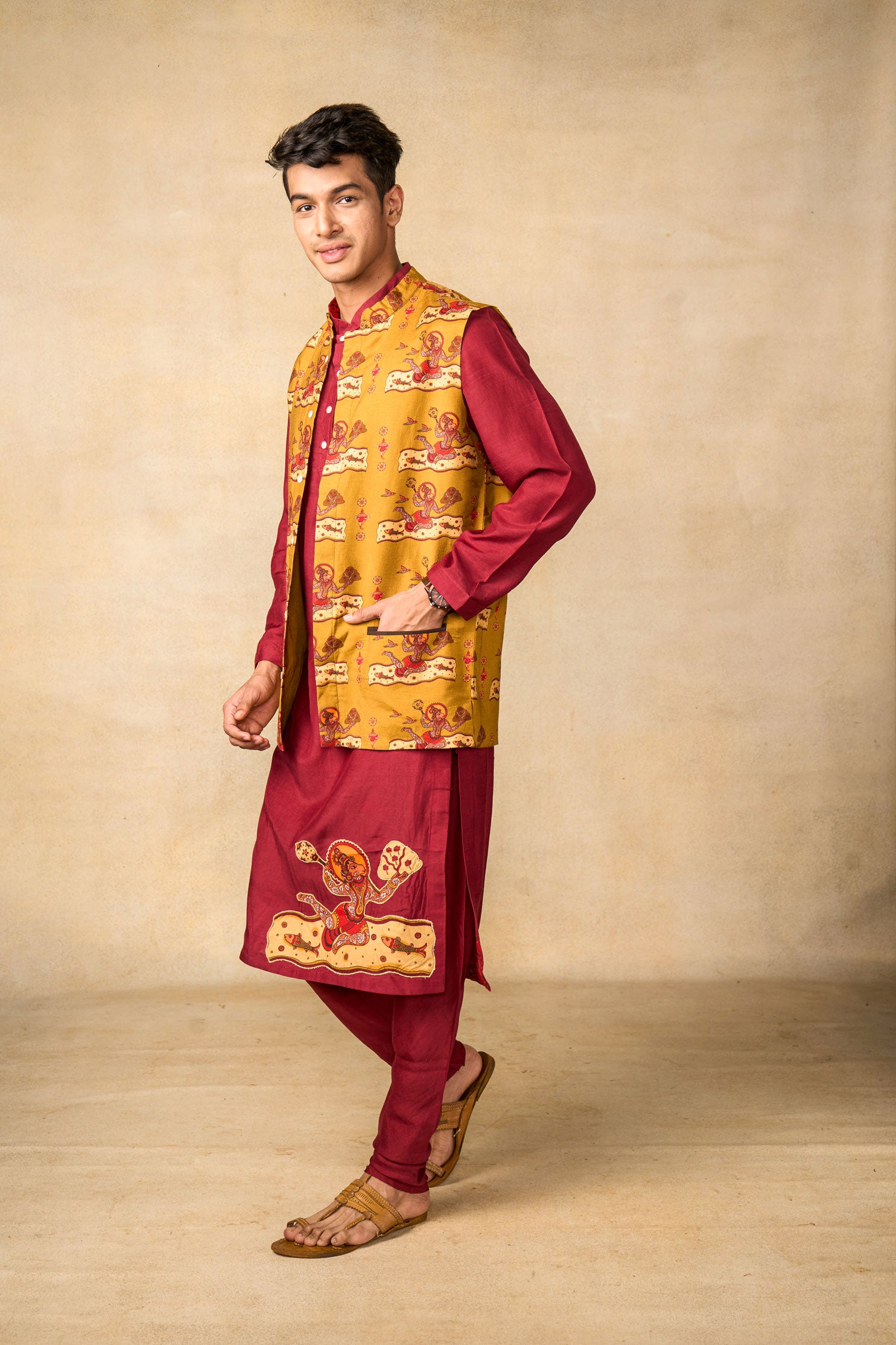 Hanuman olive jacket