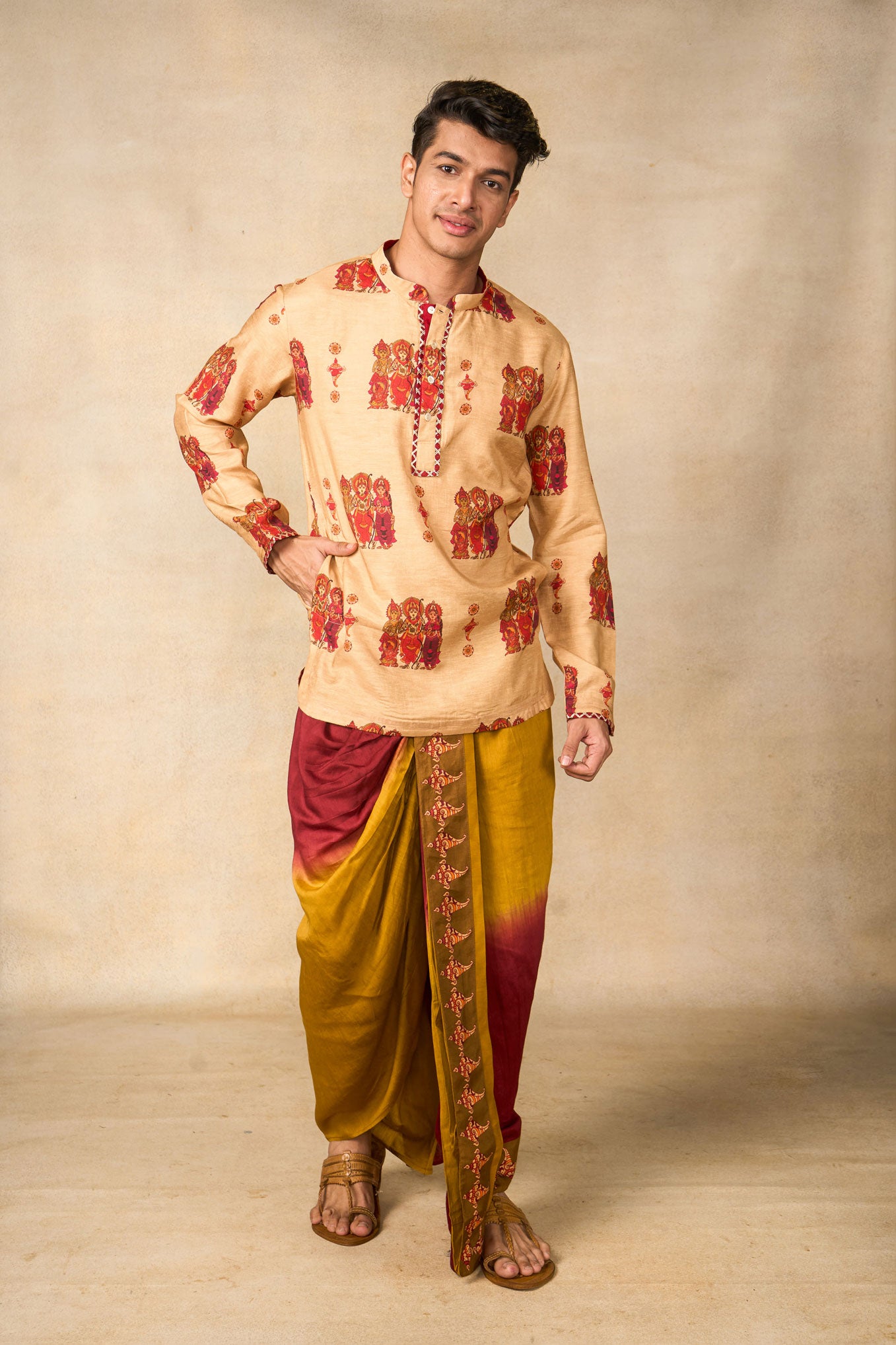 Vajraang cream kurta