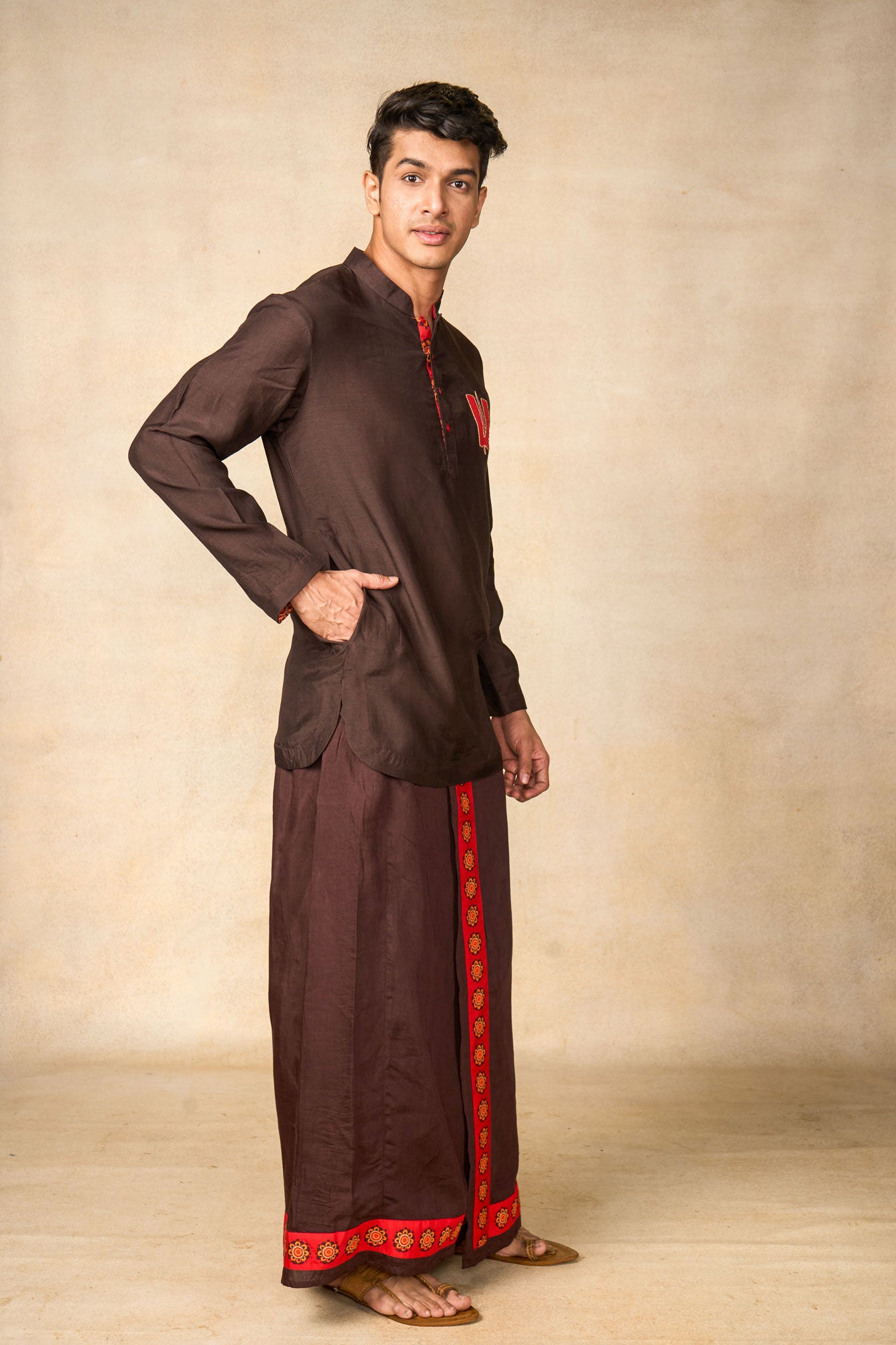 Balvant stitched veshti