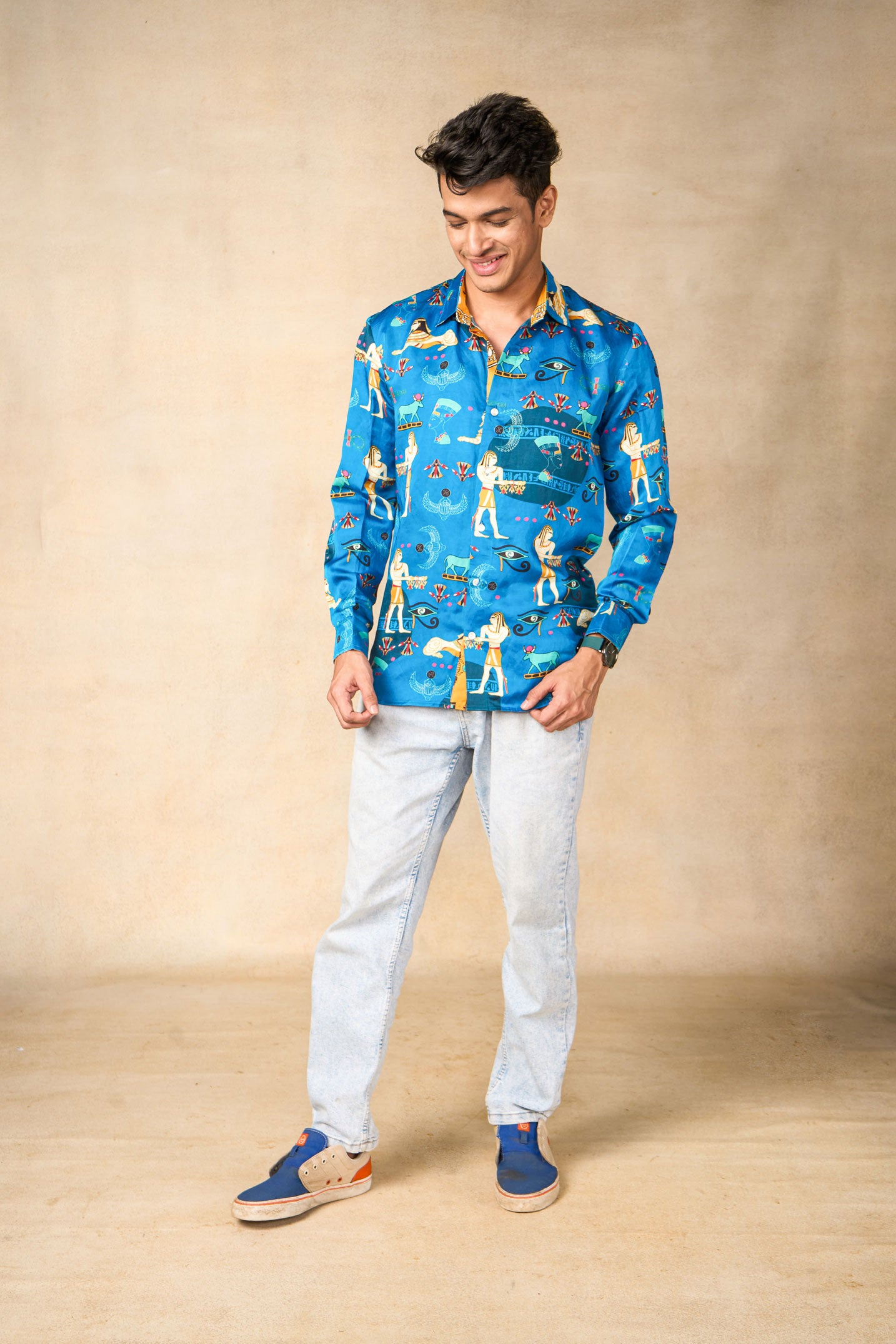 Desert Drift blue shirt