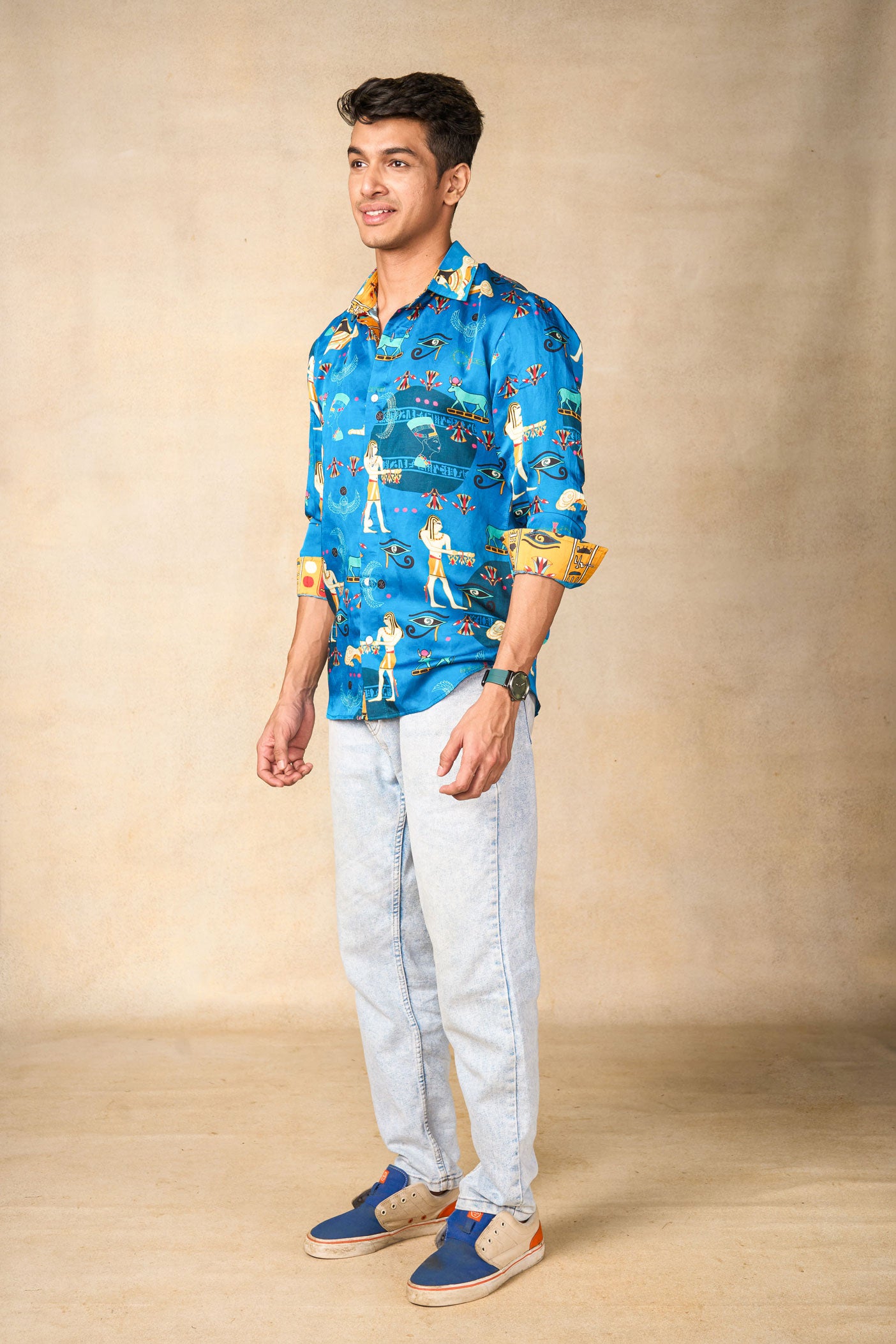 Desert Drift blue shirt