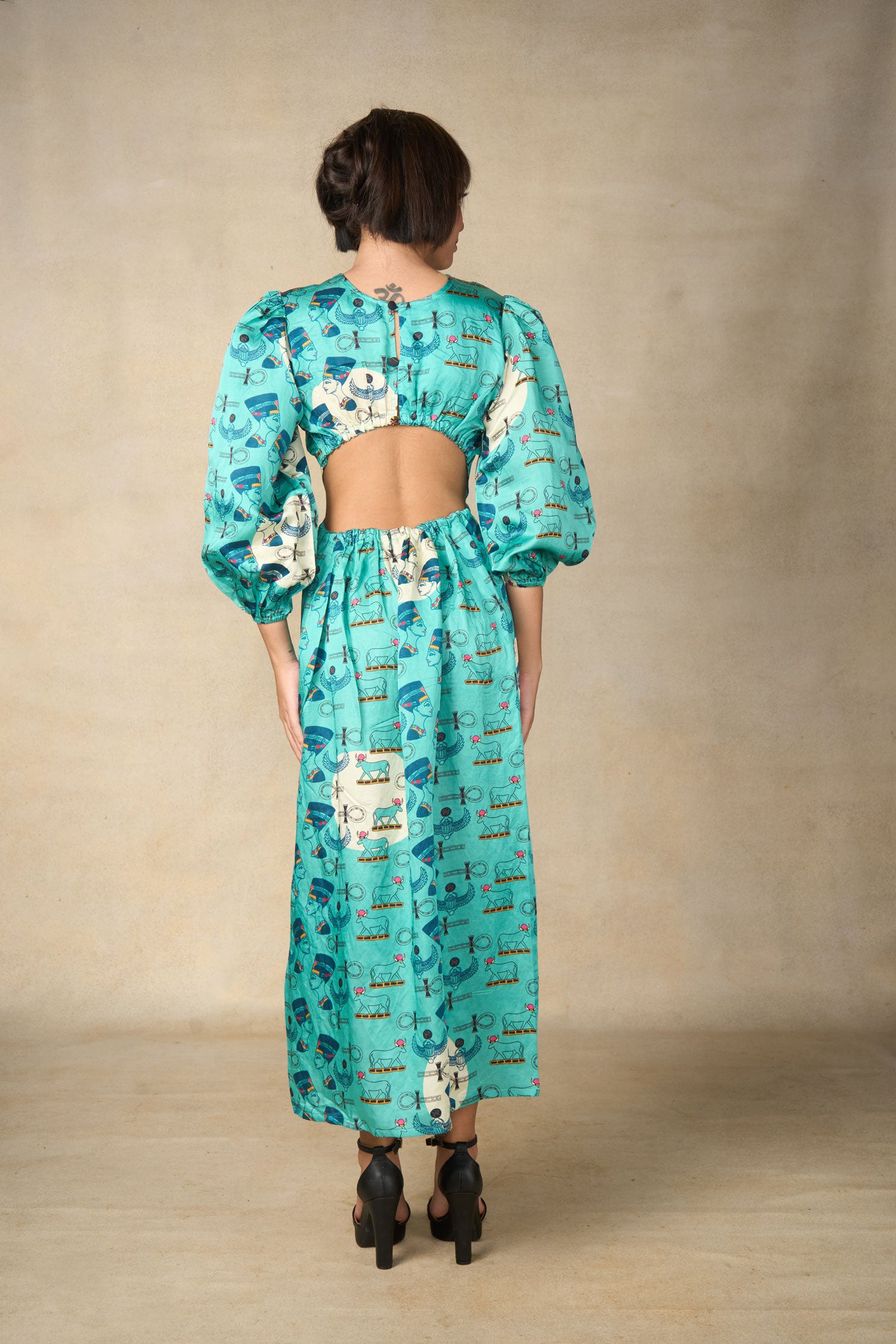 Luxor dress- turquoise
