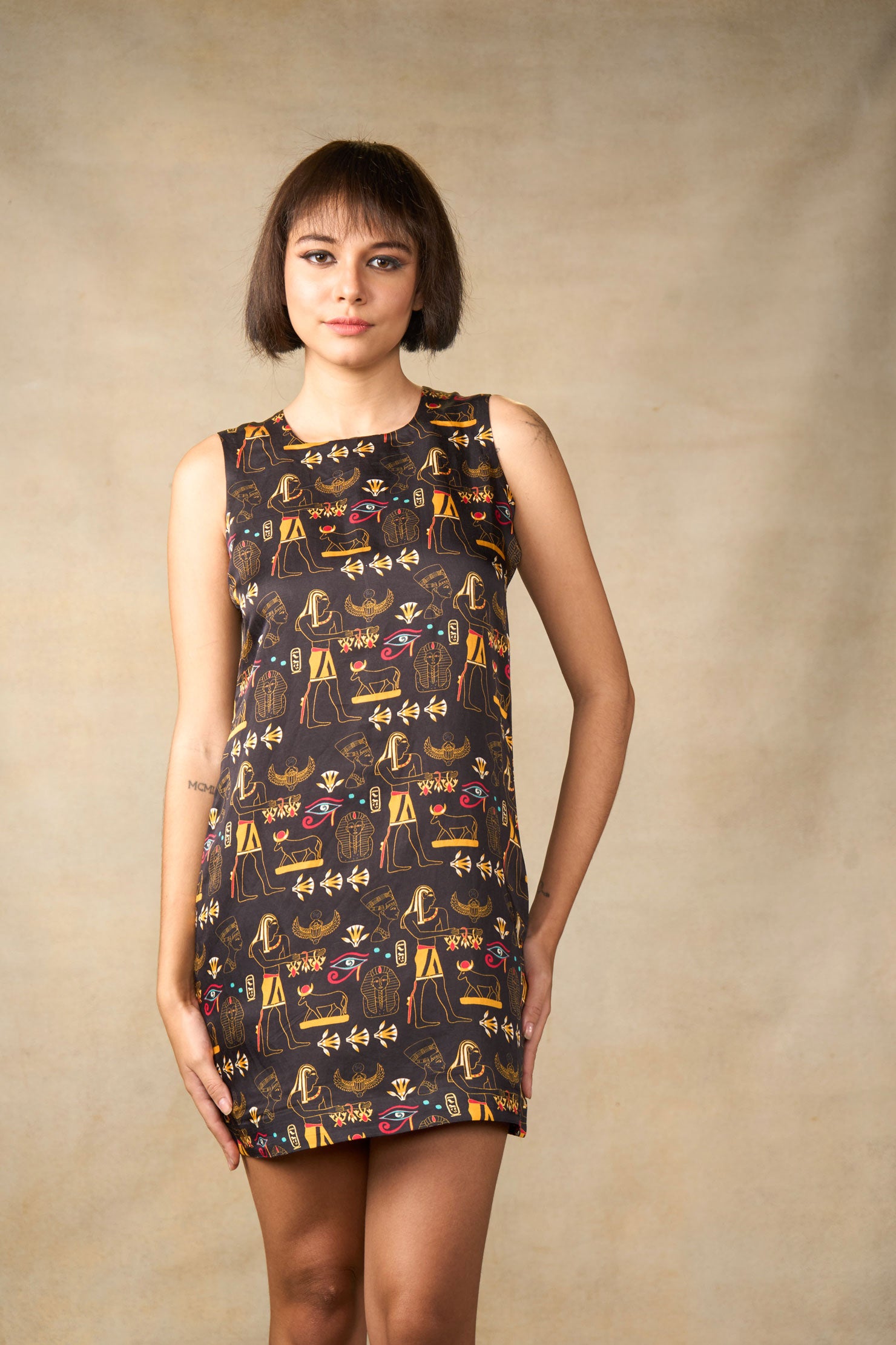 Queen of the Nile dress -black