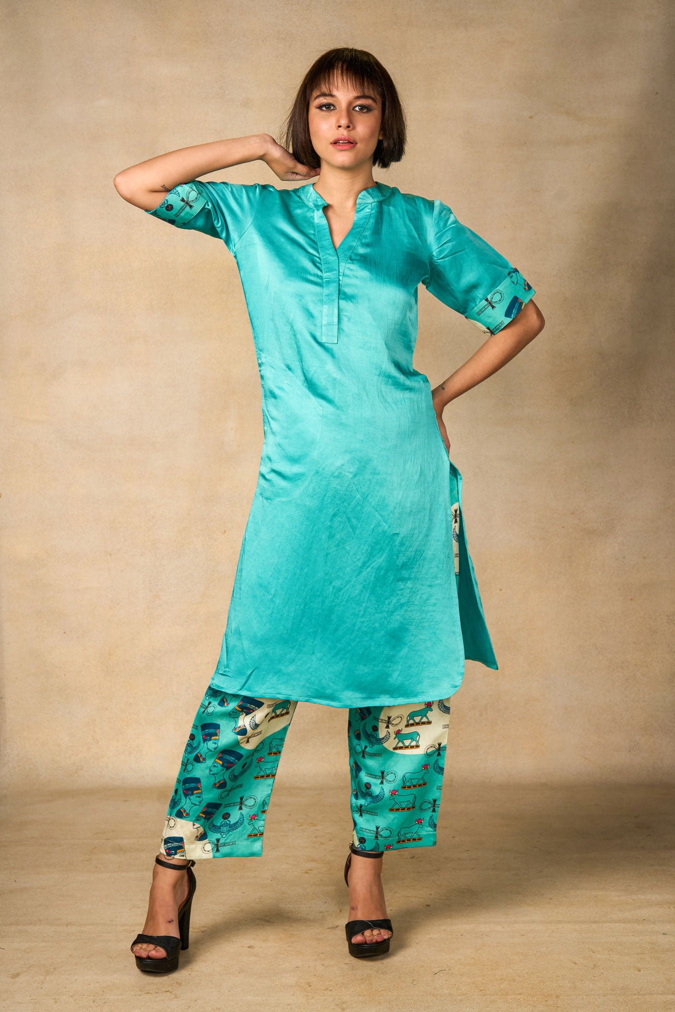 Mirage co-ord set- turquoise
