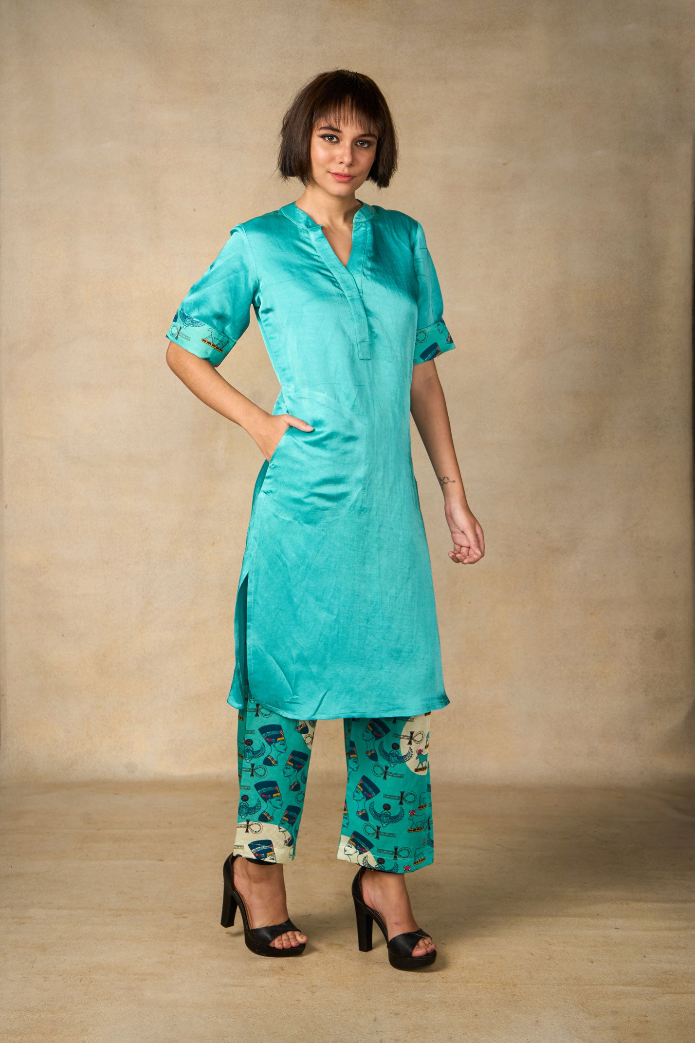 Mirage co-ord set- turquoise