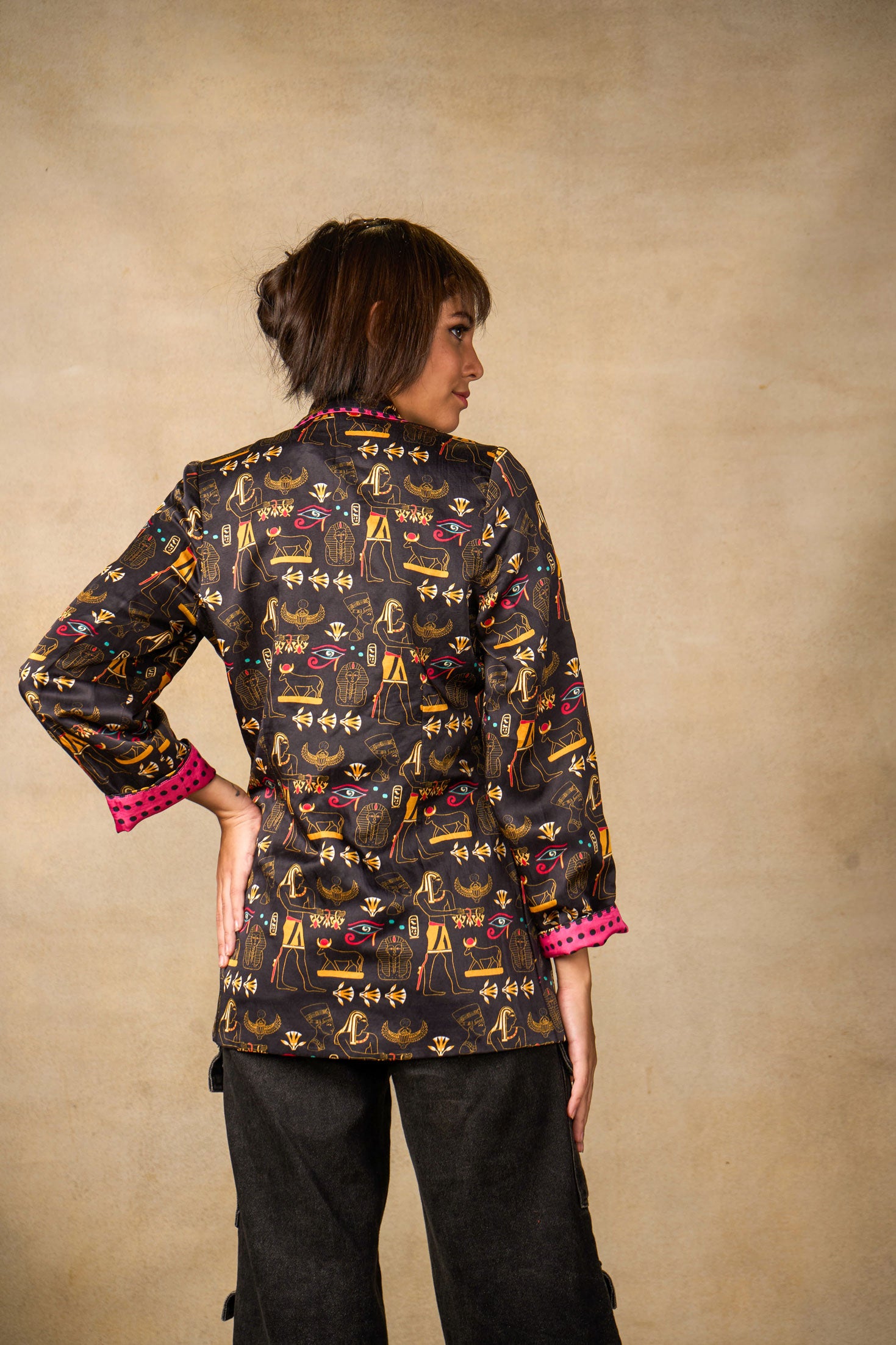 Cairo Cut Blazer- black