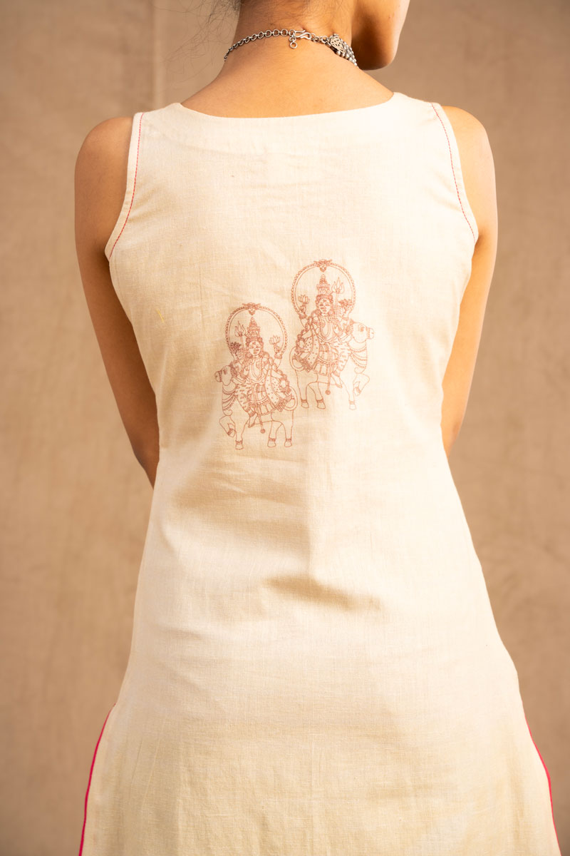 Kailasa jacket + Kurti -pink (Set of 2)