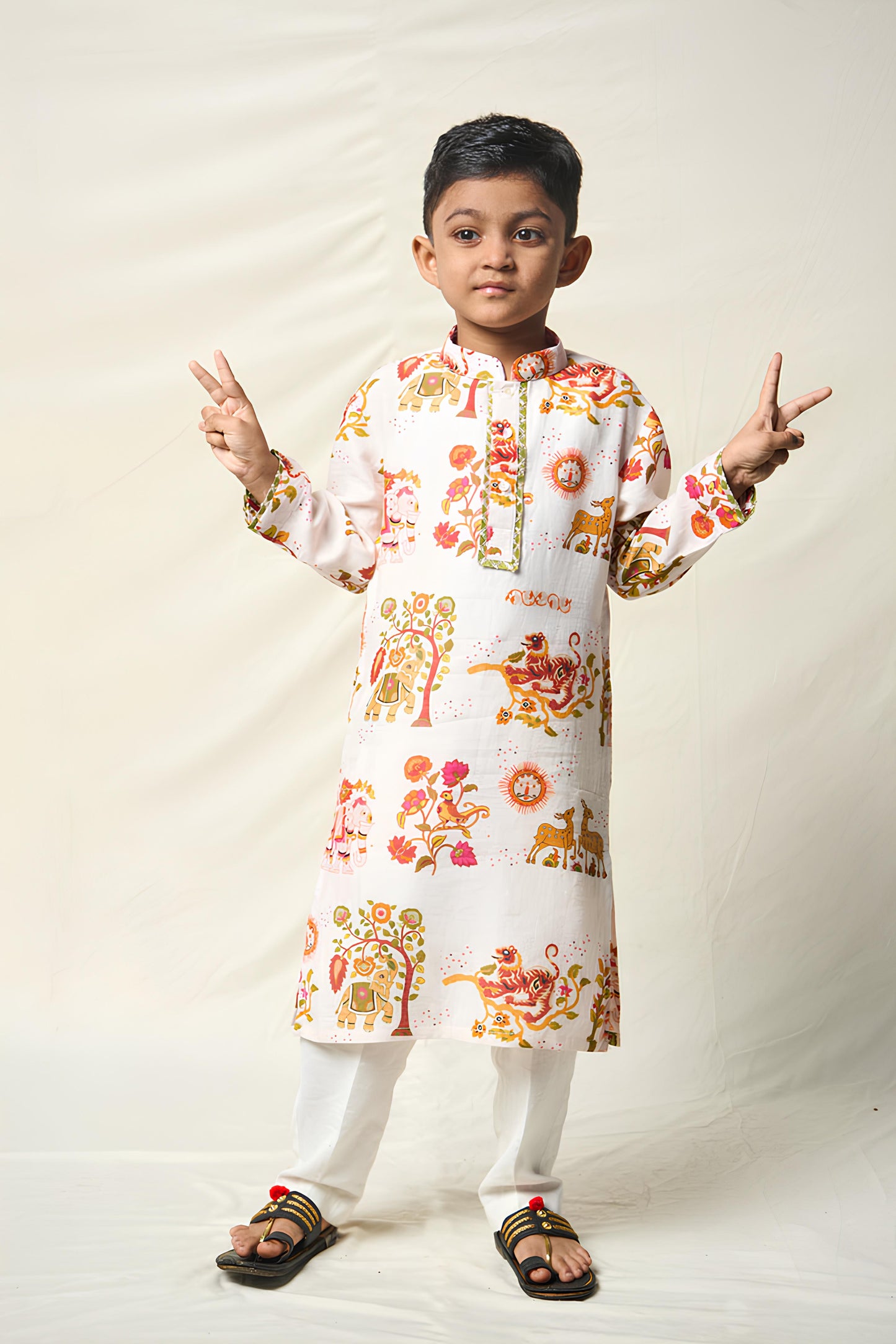 BAL YATRI WHITE SET (set of 2)