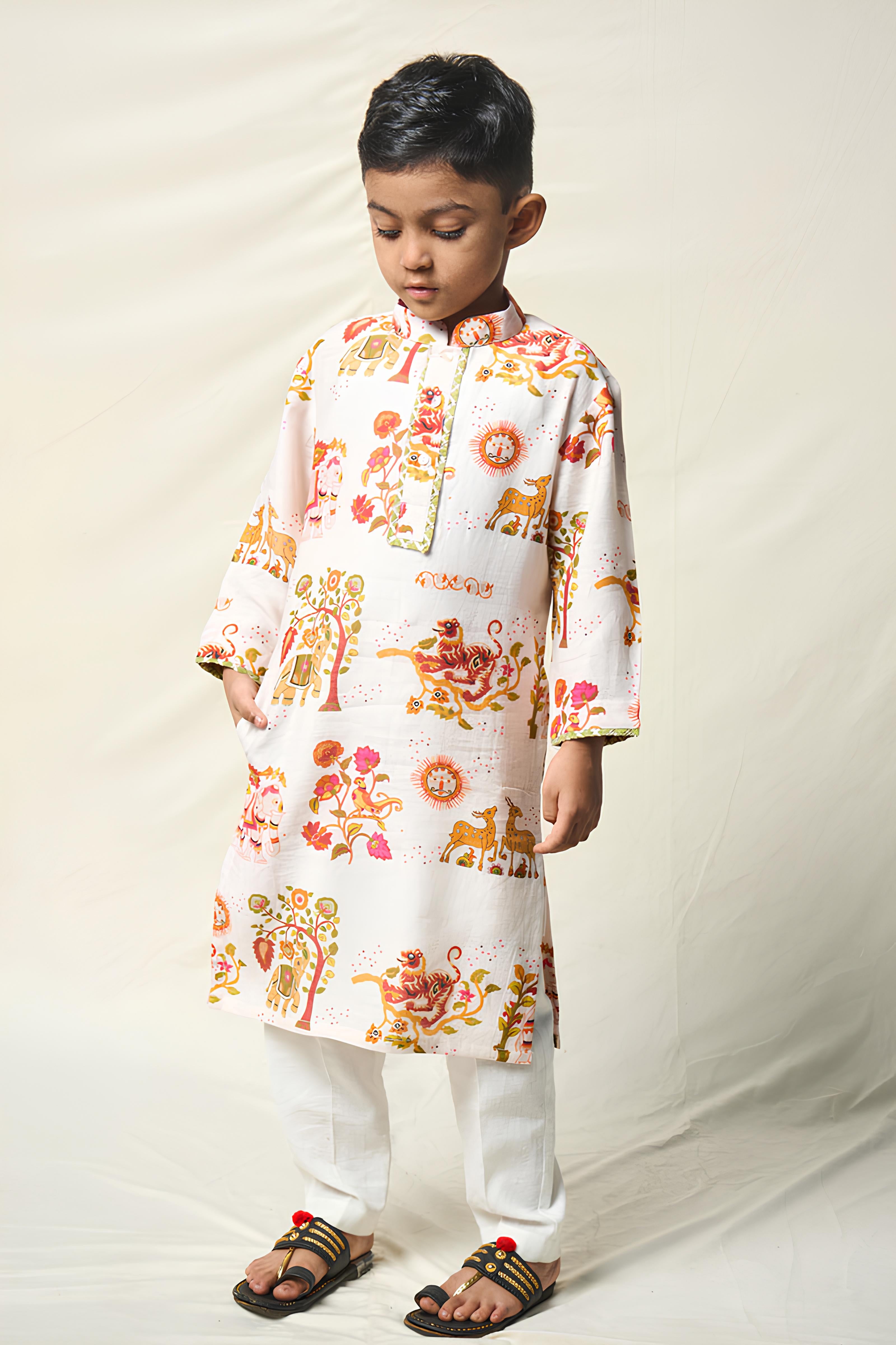 BAL YATRI WHITE SET (set of 2)