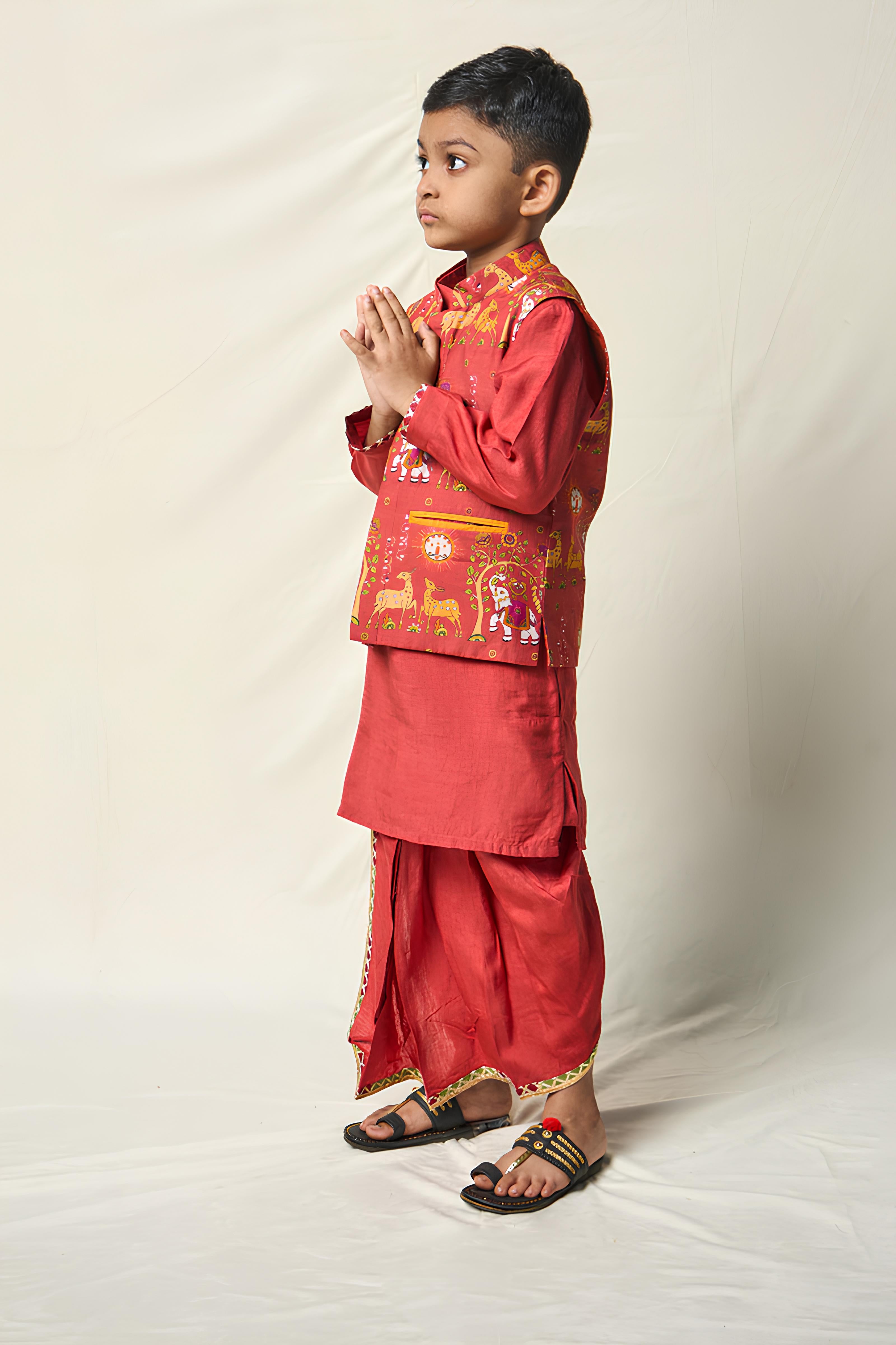 CHHOTA MRIGA RUST SET (set of 3)