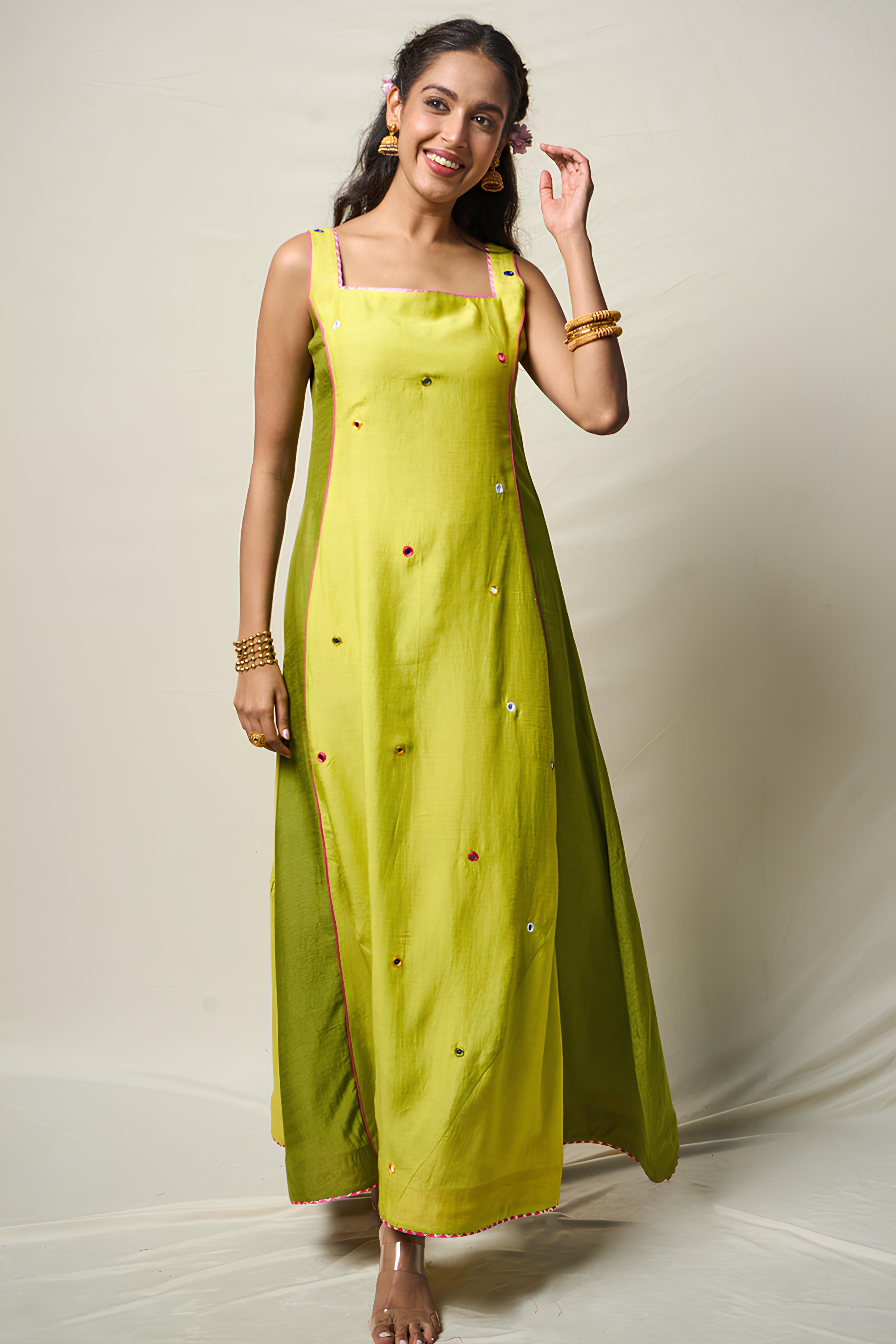 GREEN KALI DRESS
