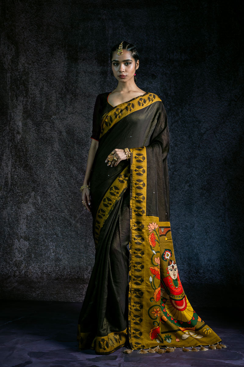 MANGALMURTI MAATI METALLIC SAREE