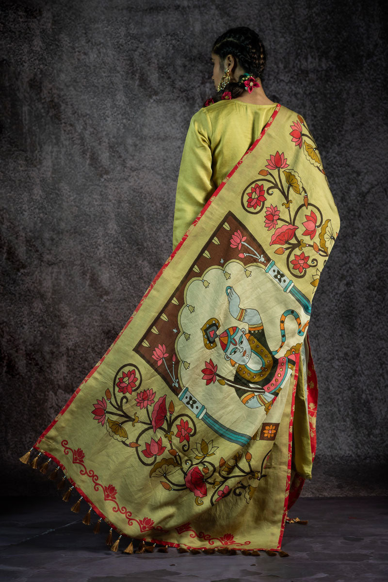 KUNDAN CHHAYA METALLIC PISTA DUPATTA