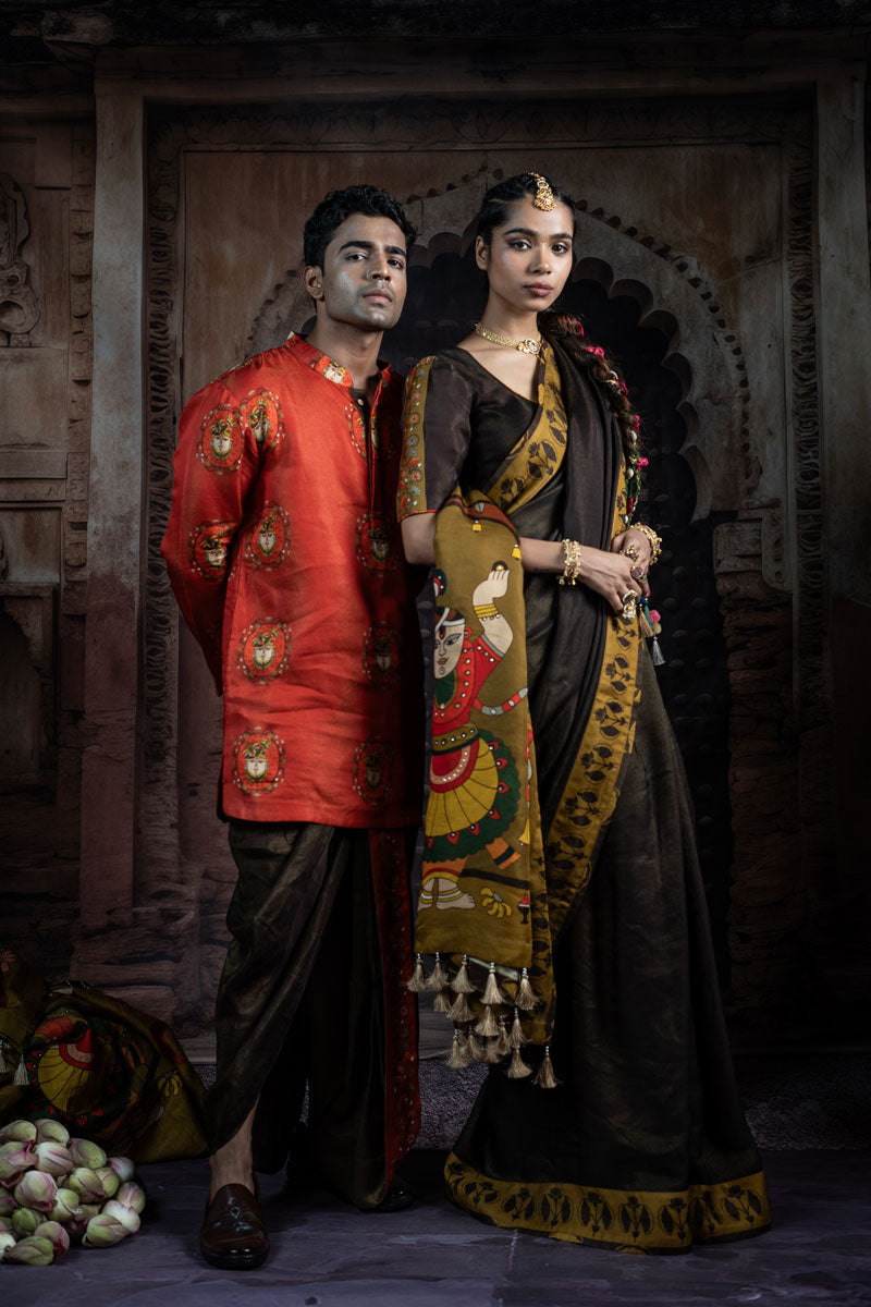 SHRINATHJI ARPAN SET OF 2 ( KURTA + DHOTI )