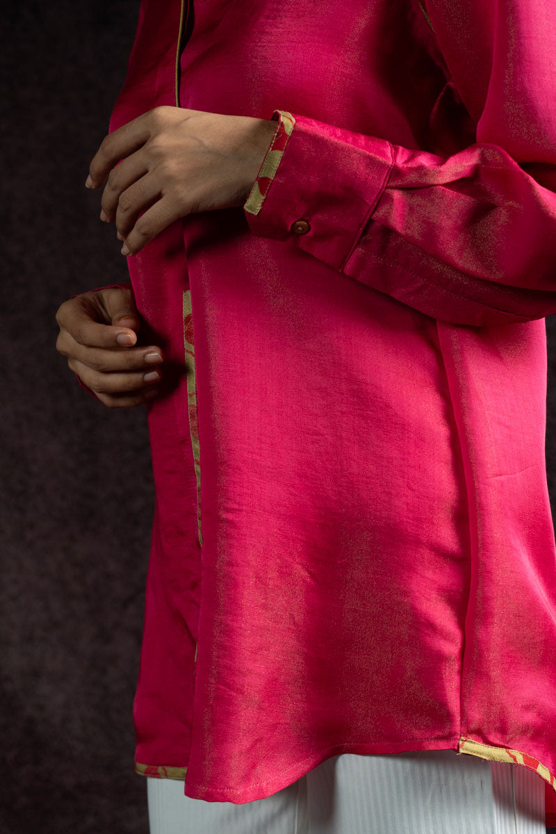 GULABI METALLIC SHIRT