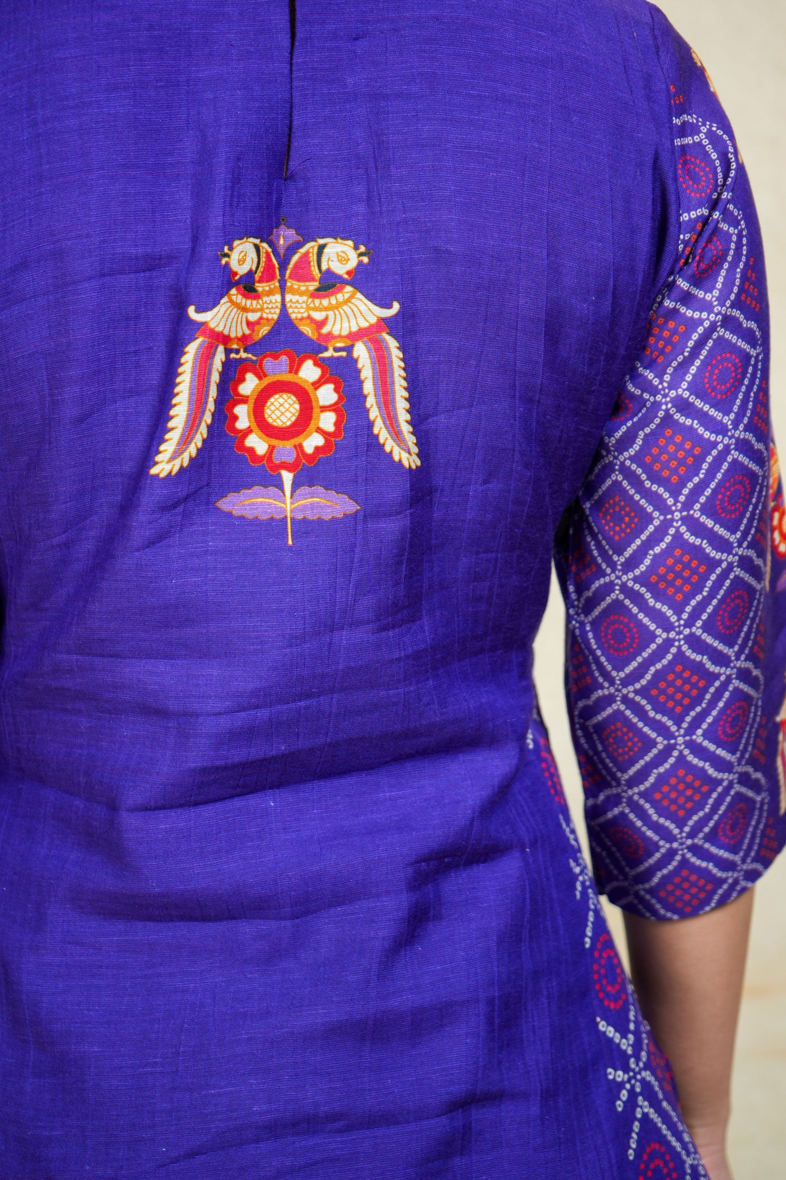 Kapila purple set of 2 (kurta + palazzo)