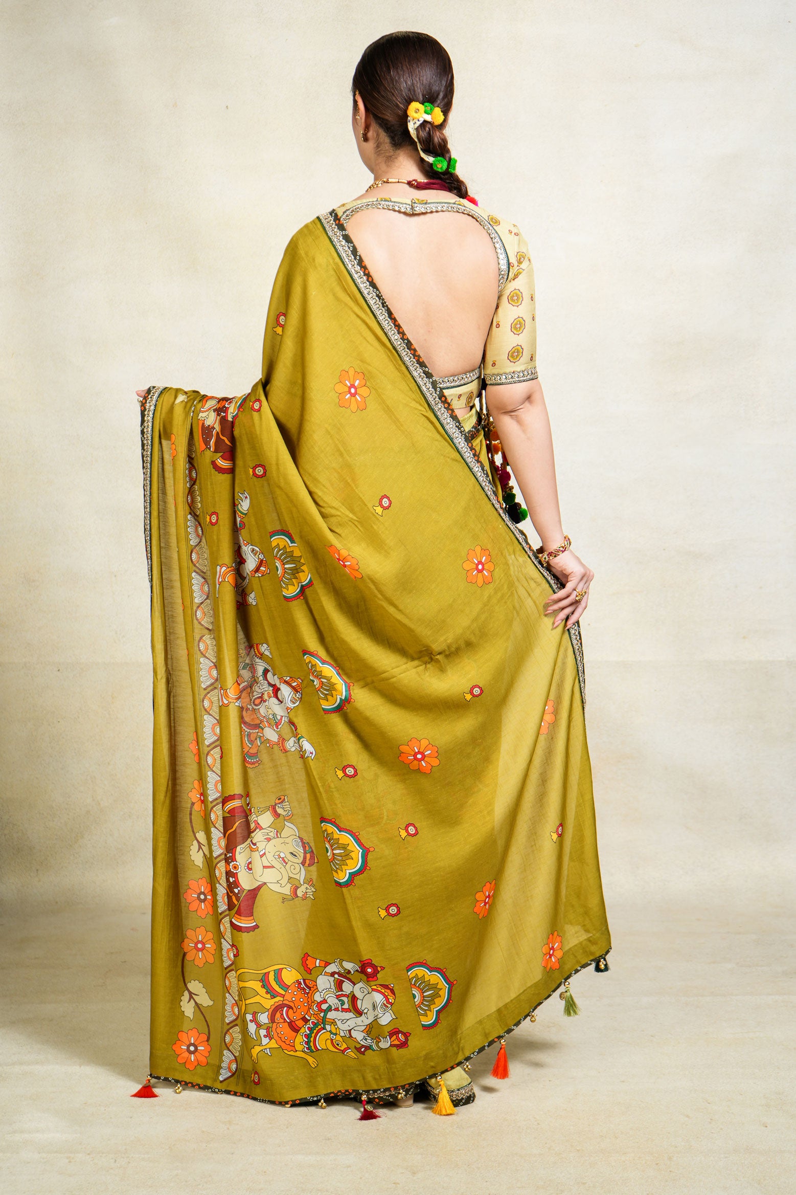 SUMUKH GREEN SAREE