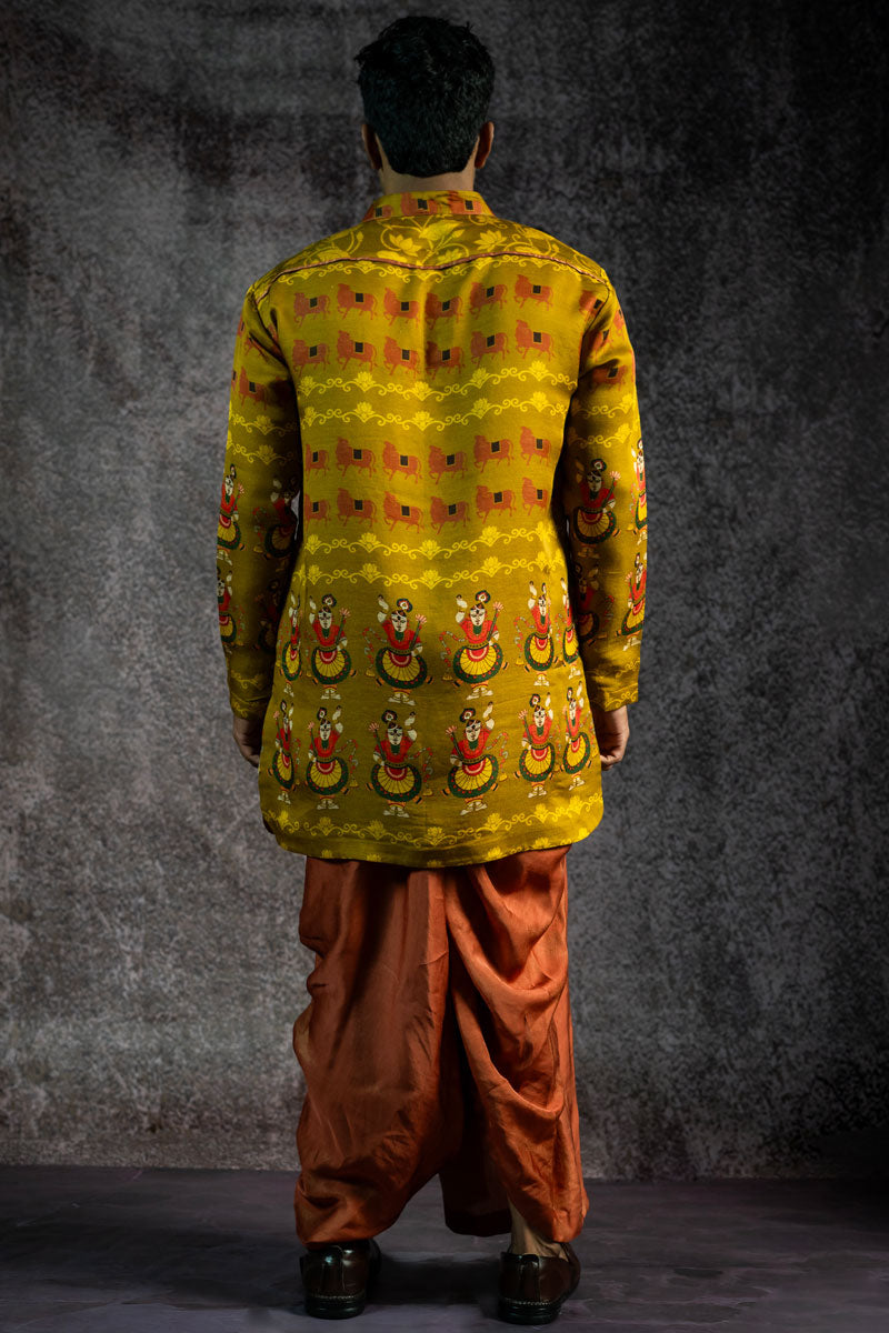 SHRINATHJI DARBAR SET OF 2 ( KURTA + DHOTI )