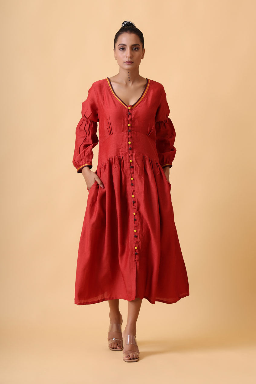 VASTRAM TERRACOTTA DRESS