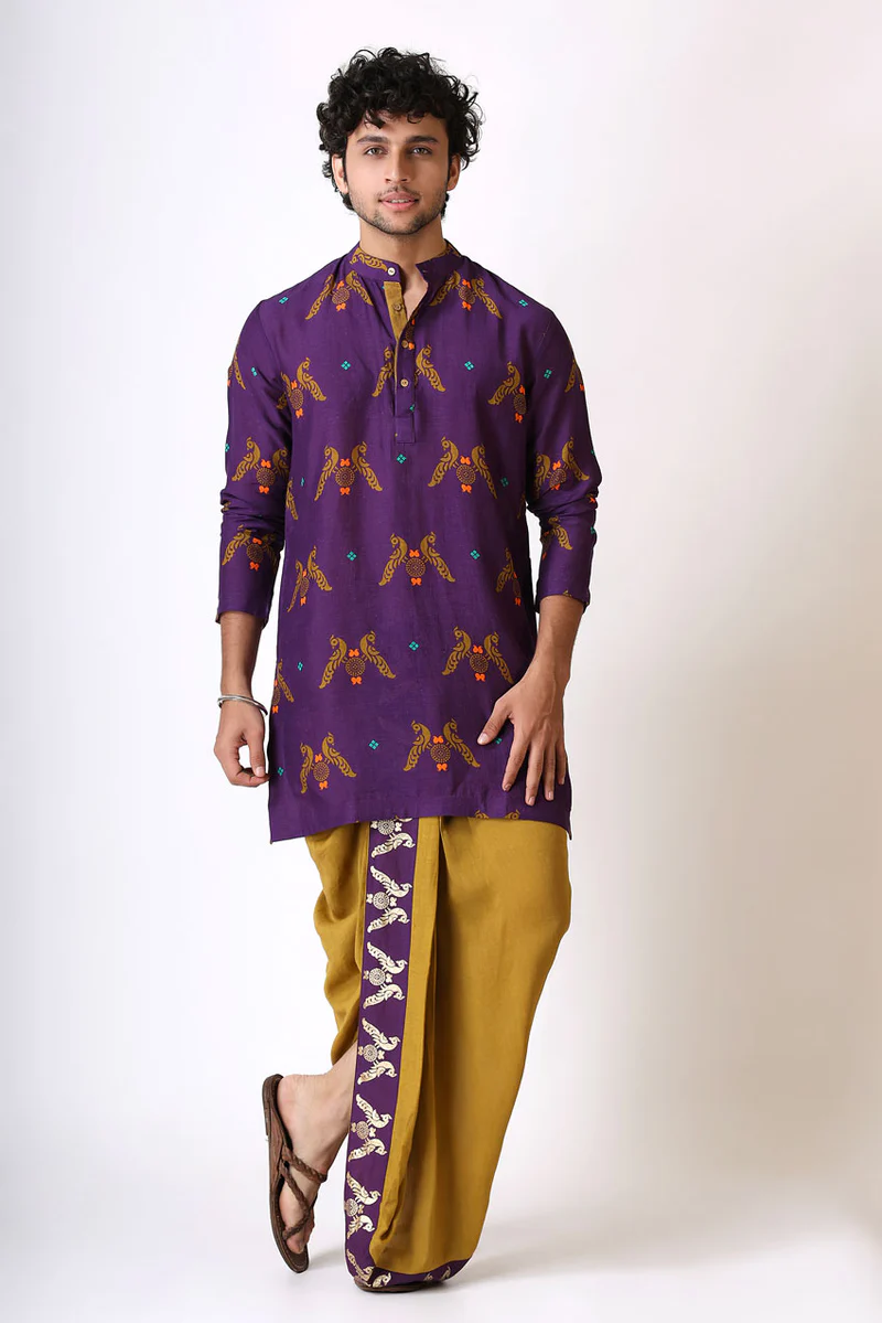 PRATEETI PURPLE FABRIC