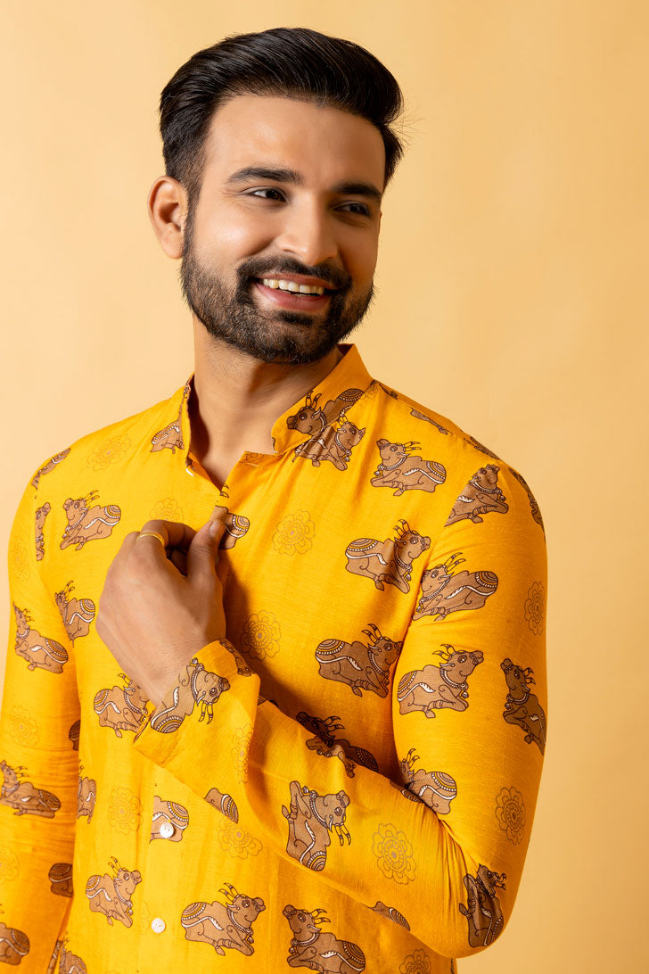 GAUHU KURTA + PANT SET