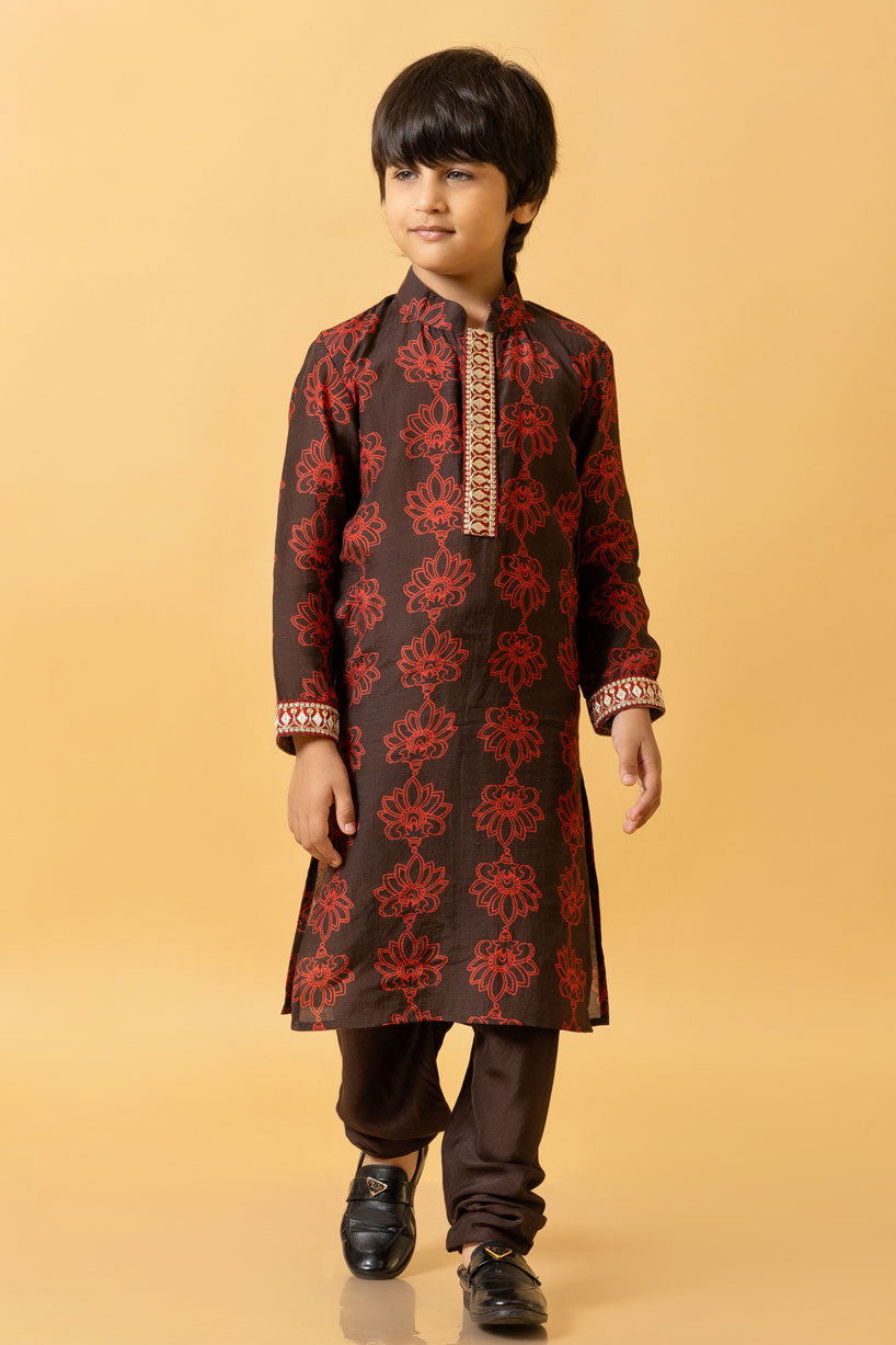 PHUL KURTA + CHURIDAR SET