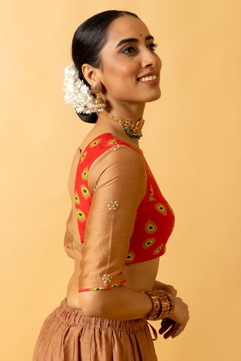 RAS LILA KRISHNA-RADHA LEHENGA ( SET OF 3)