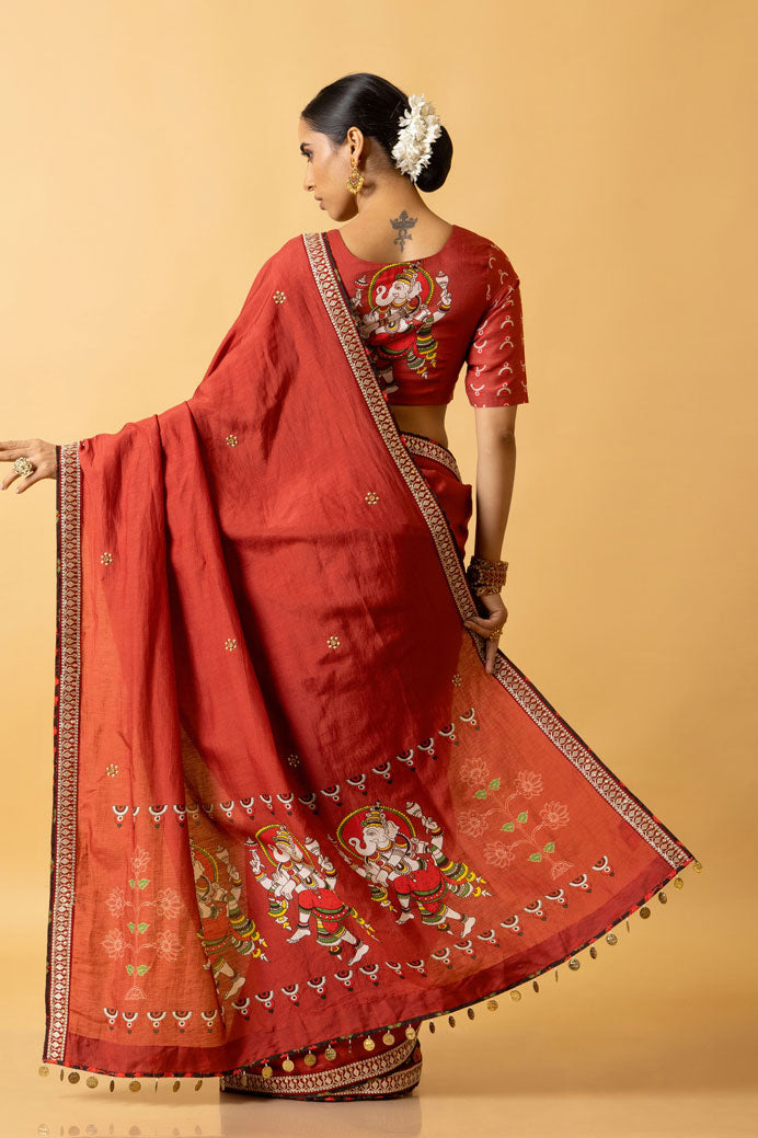 NATYA GANAPATI SAREE