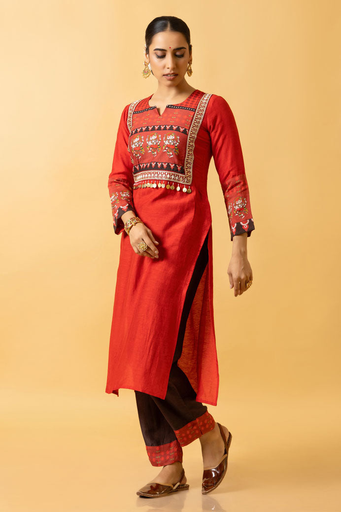 NATYA GANAPATI KURTA PANT SET