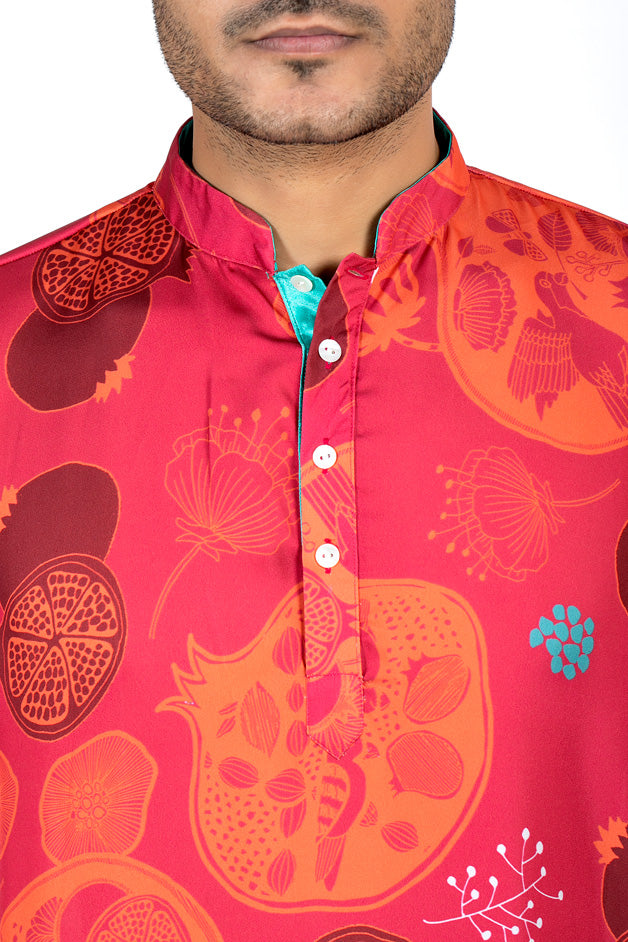 Bird of paradise kurta man
