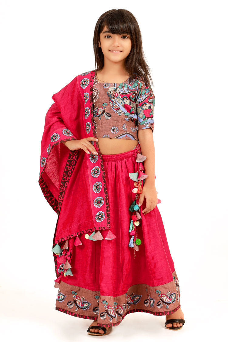 Mahamaya Lehenga Set (Girl)