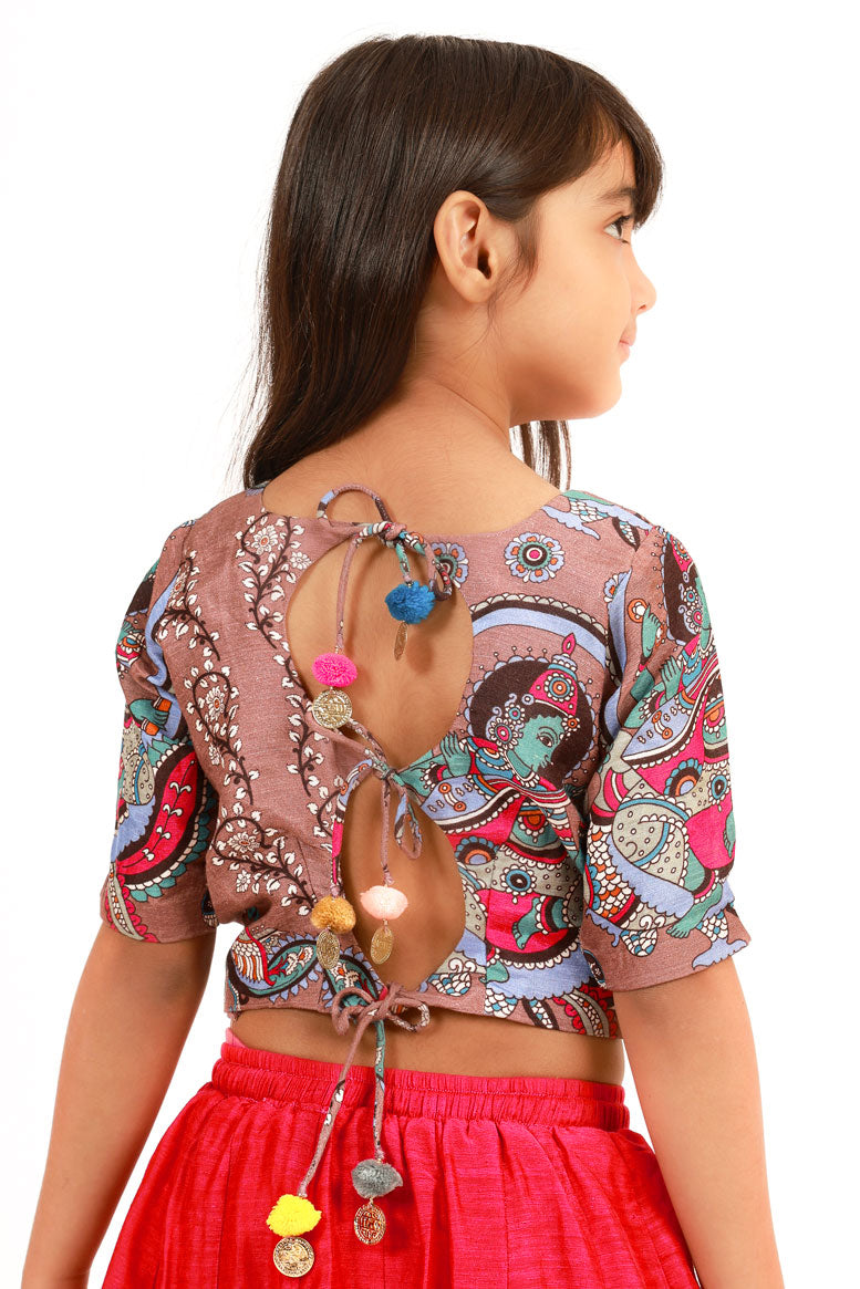 Mahamaya Lehenga Set (Girl)