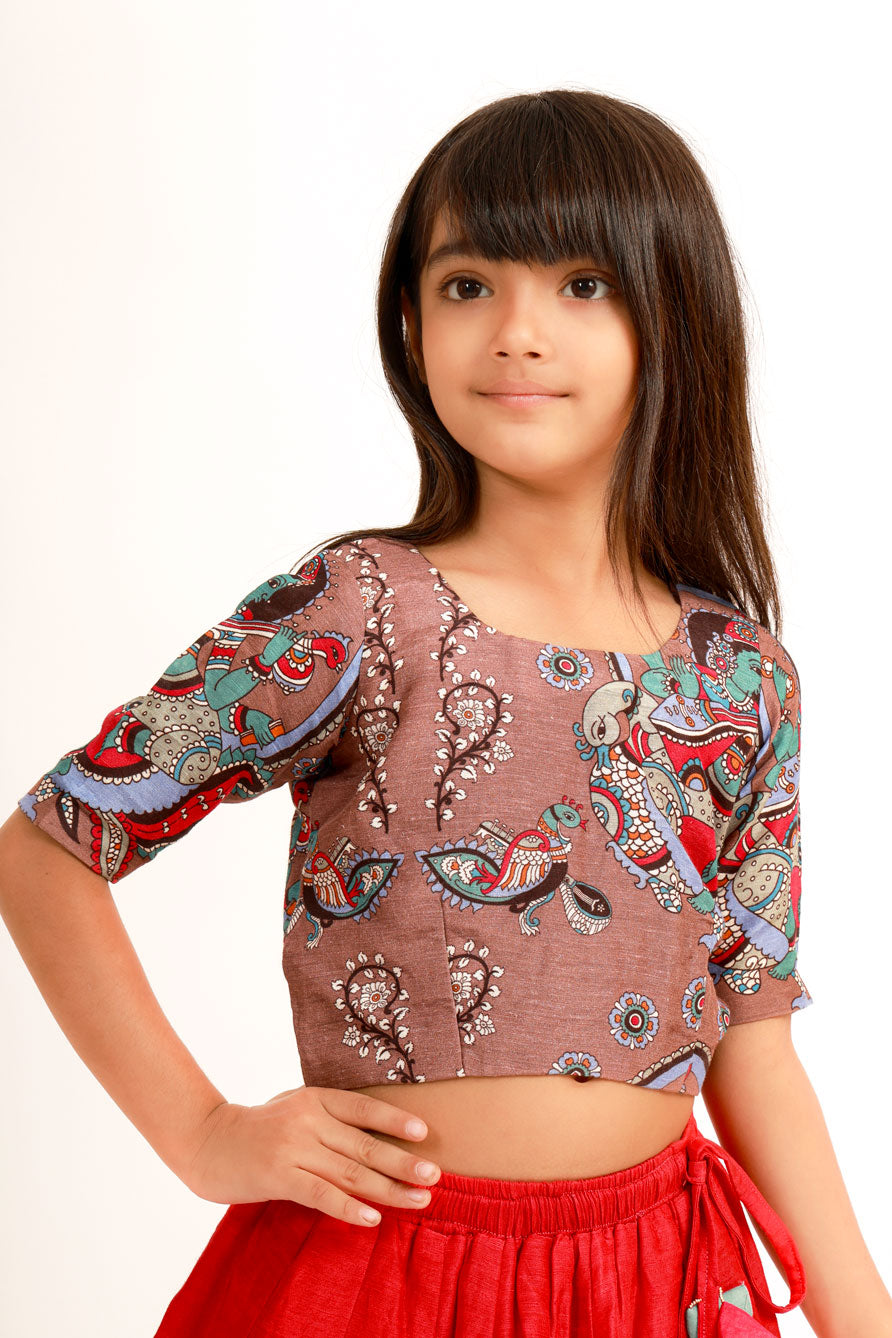 Mahamaya Lehenga Set (Girl)