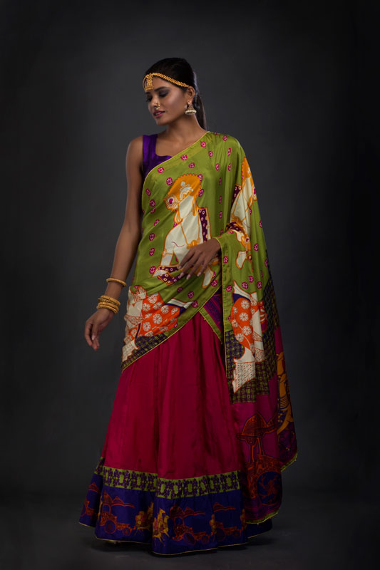 Avyukt Lehenga (set of 3)