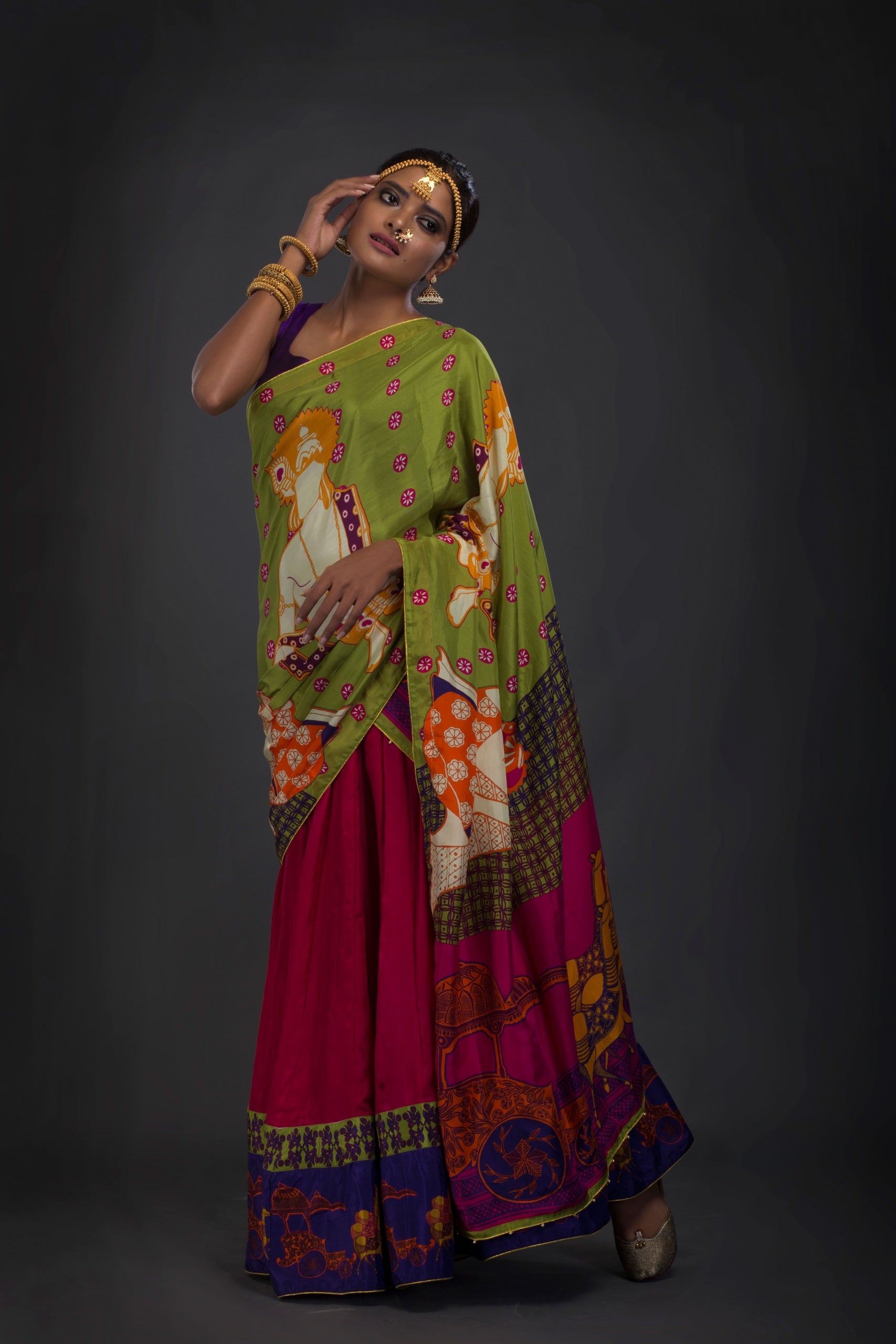 Avyukt Lehenga (set of 3)