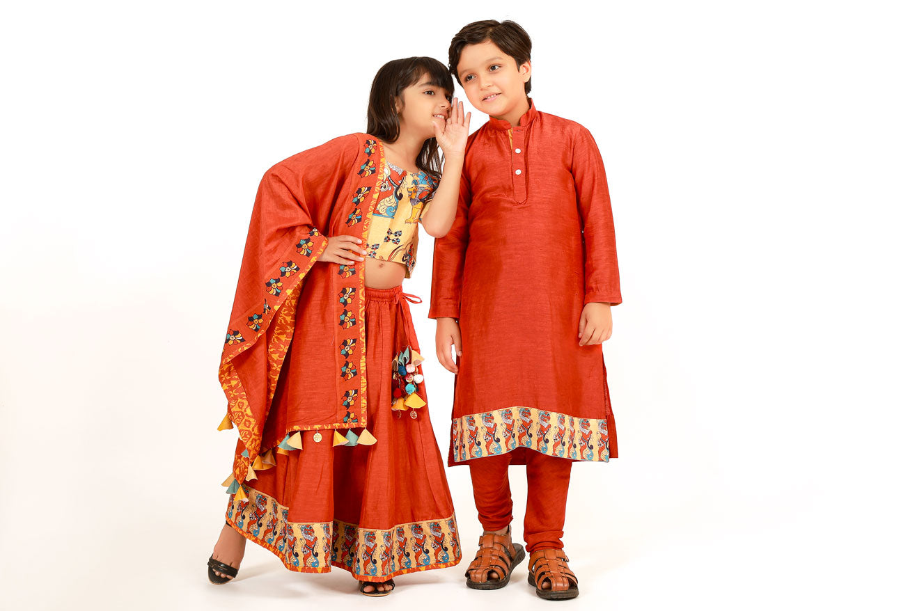 Orange Set of 2 (Boy)