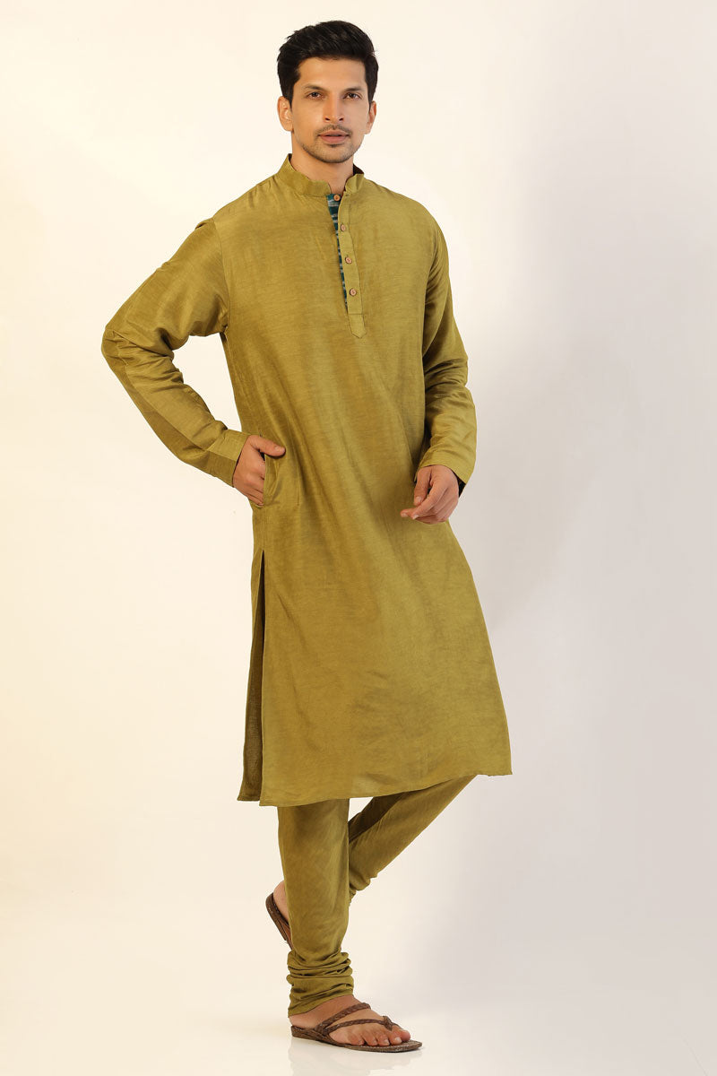 Sage green set of - 2 ( kurta + churidar )