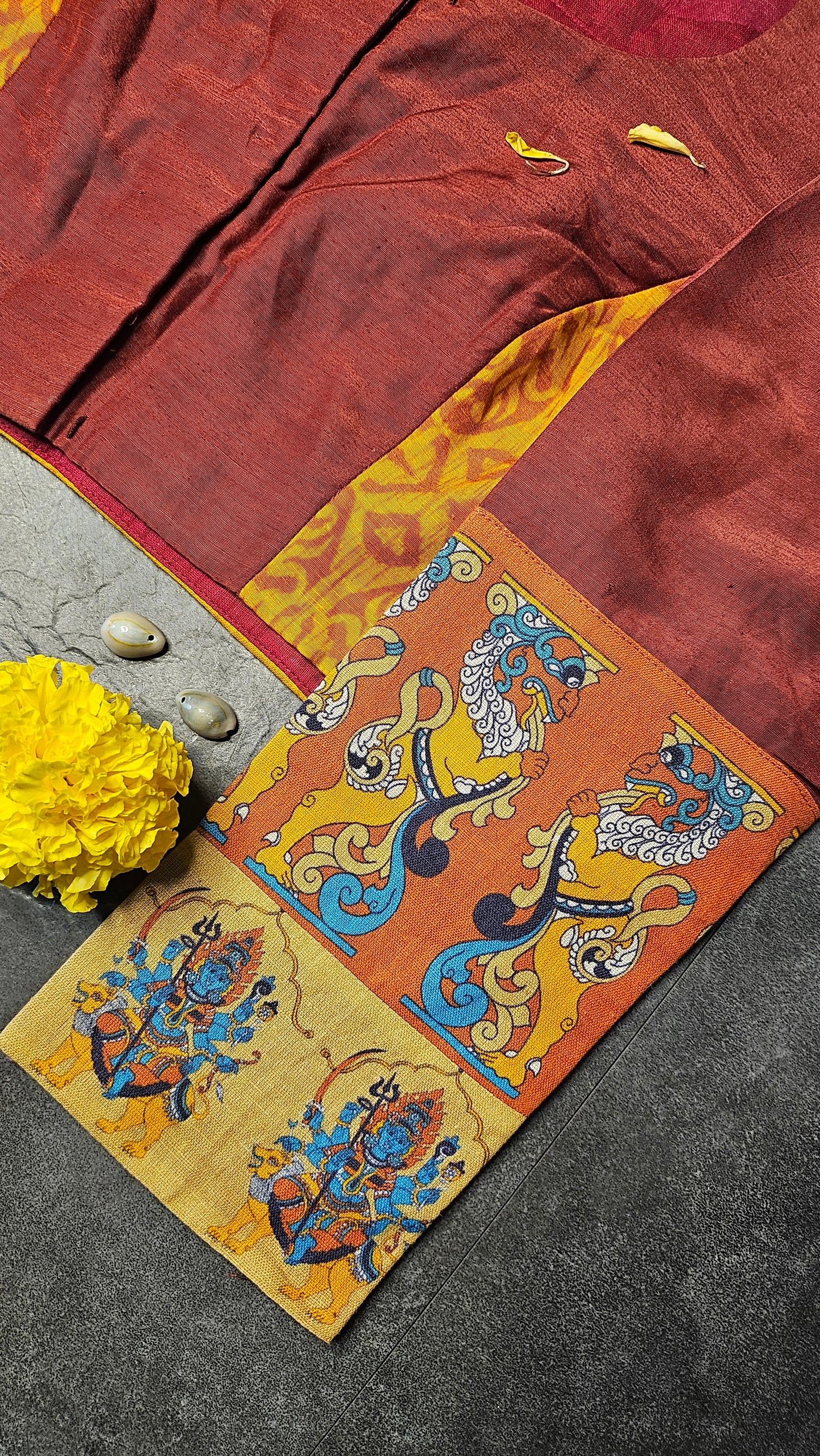 Rust Durga Blouse